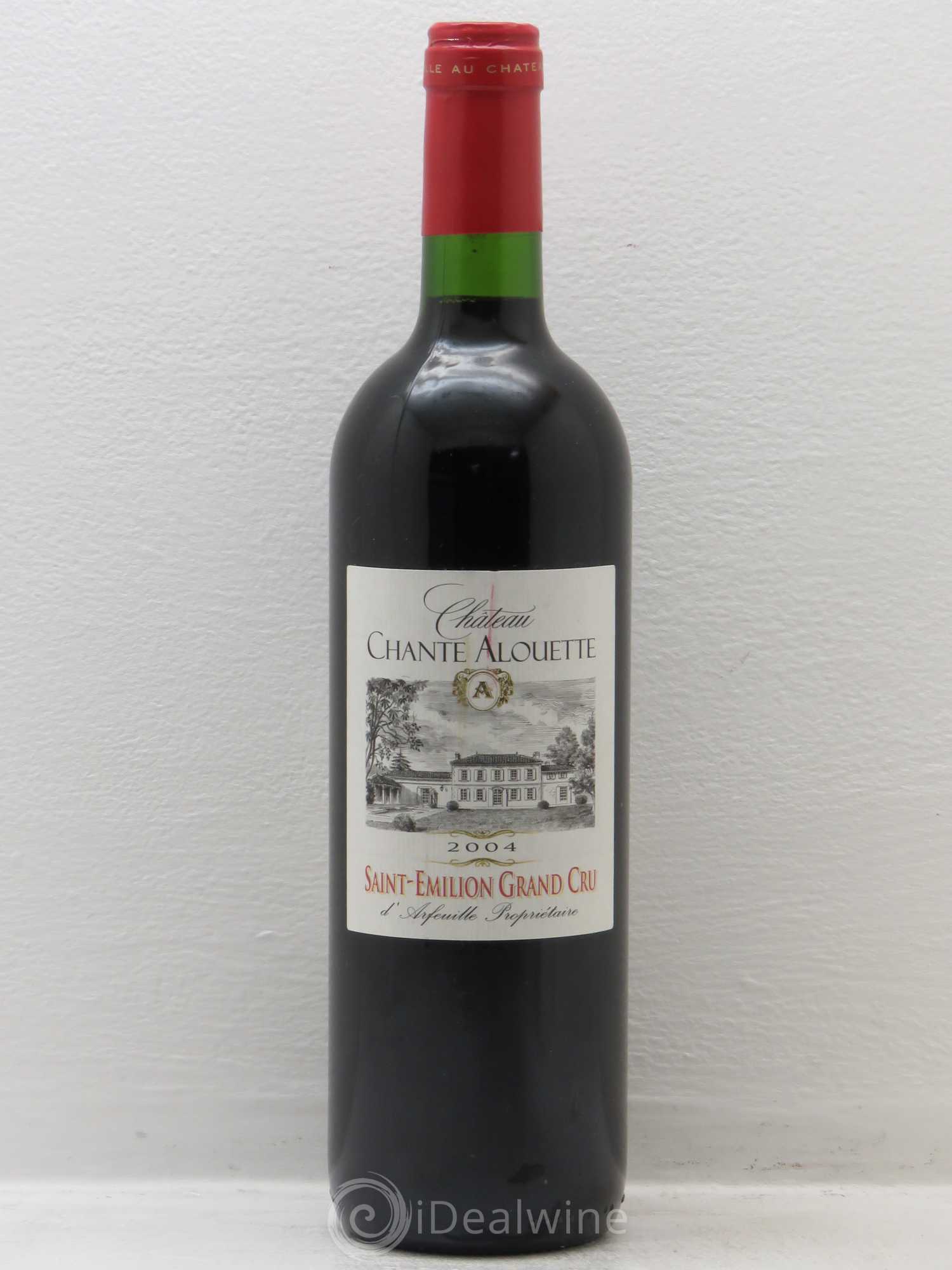 Saint-Émilion Chateau Chante Alouette 2004 - Posten von 1 Flasche - 0