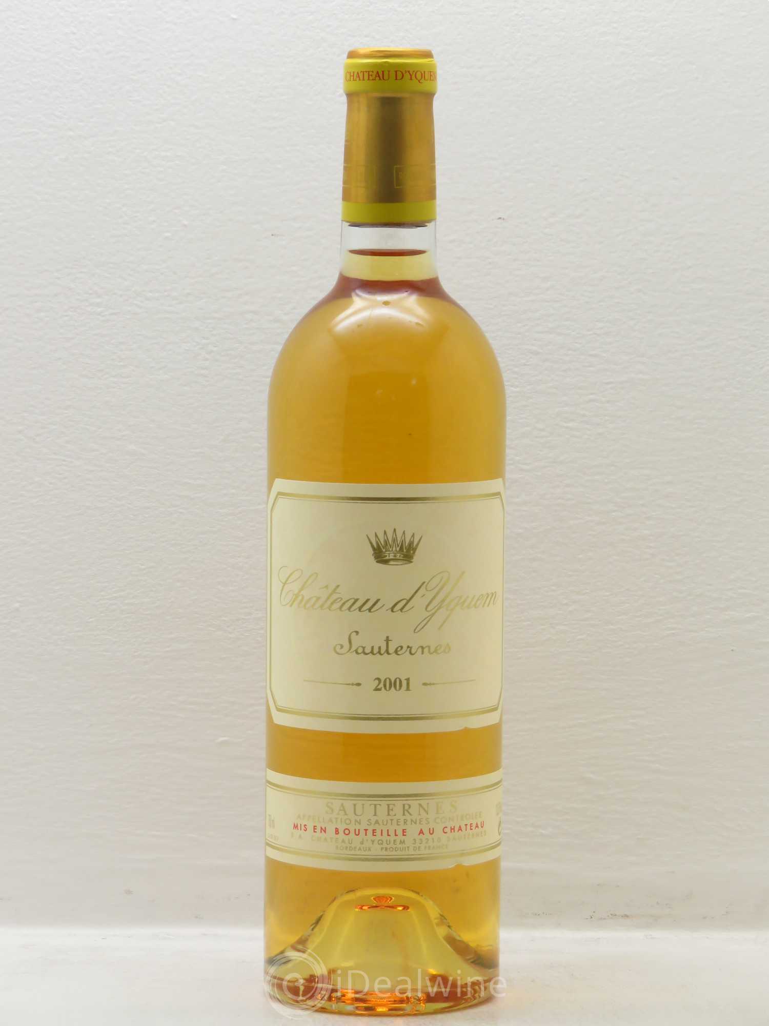 Château d' Yquem 1er Cru Classé Supérieur 2001 - Lotto di 1 bottiglia - 0