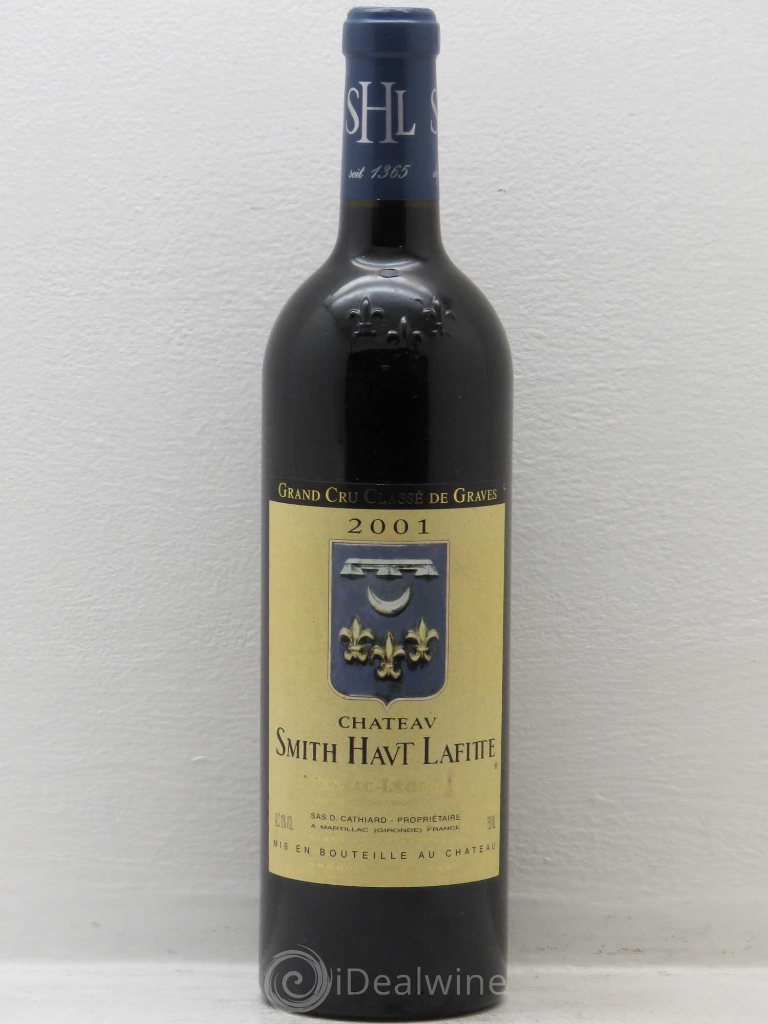 Château Smith Haut Lafitte Cru Classé de Graves 2001 - Lot de 1 bouteille - 0