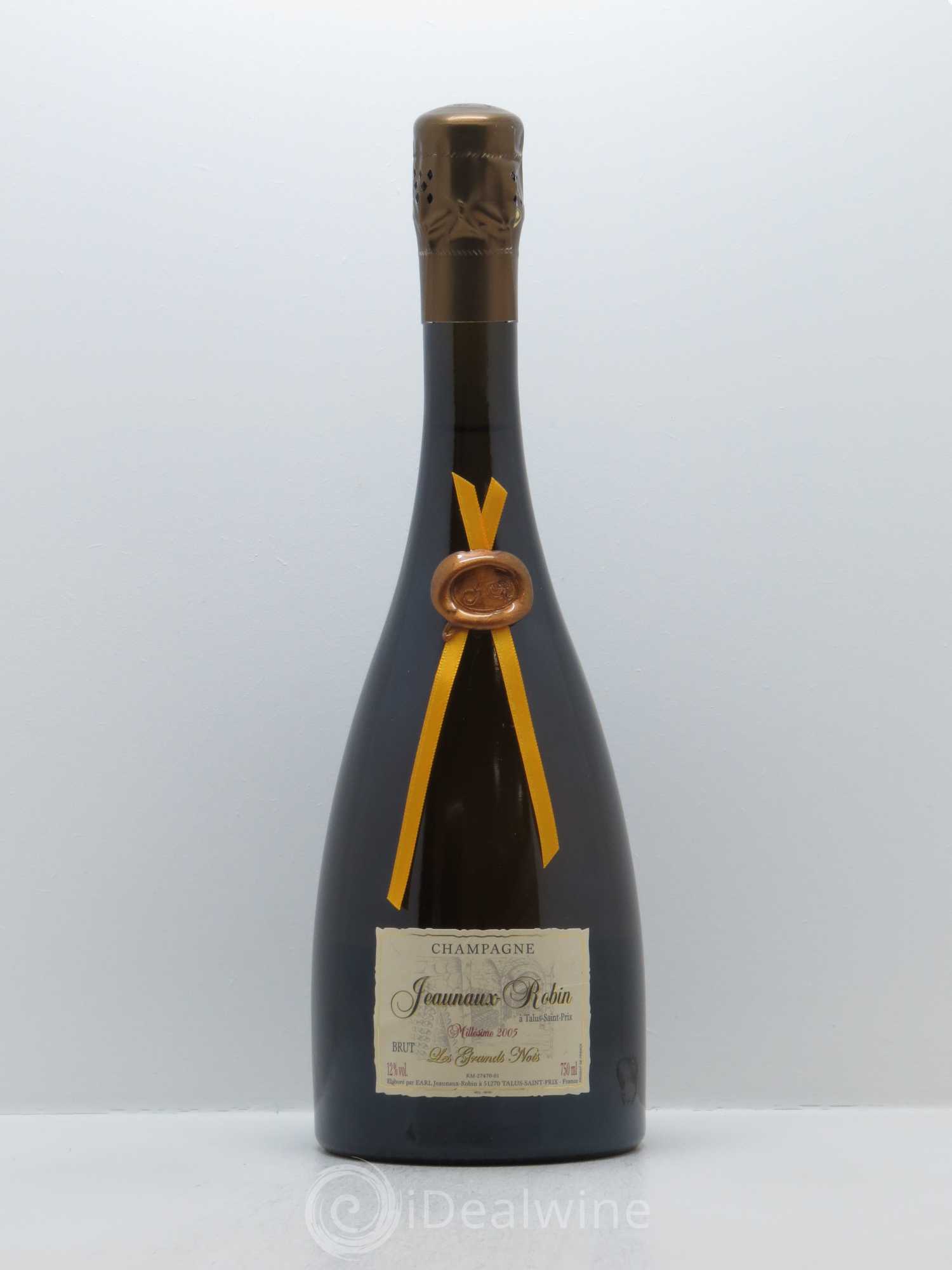 Les Grands Nots Brut Nature Jeaunaux-Robin 2005 - Lot de 1 bouteille - 0