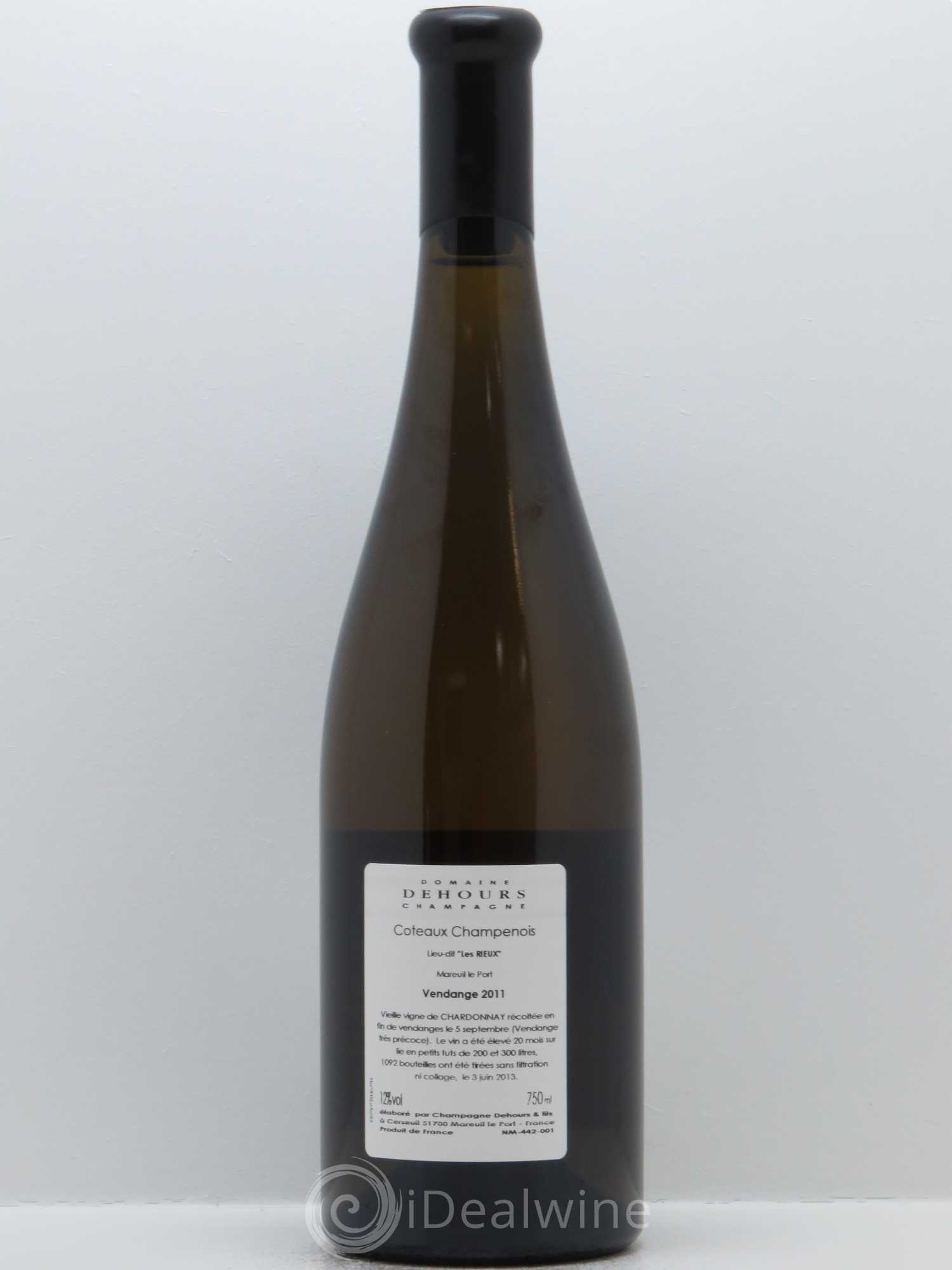 Les Rieux Dehours & Fils 2011 - Lot de 1 bouteille - 1