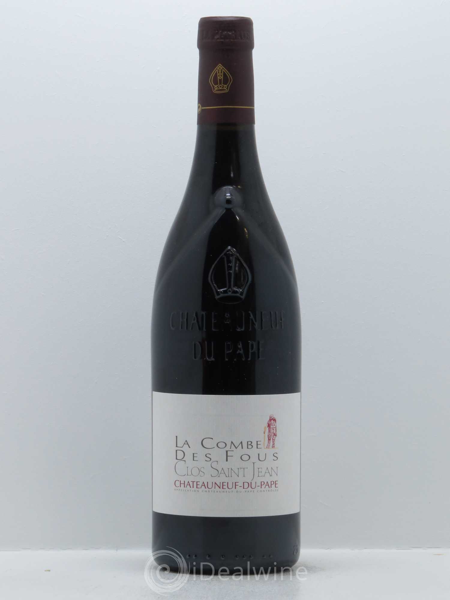 Châteauneuf-du-Pape Clos Saint-Jean La Combe des Fous Pascal et Vincent Maurel 2015 - Lot de 1 bouteille - 0
