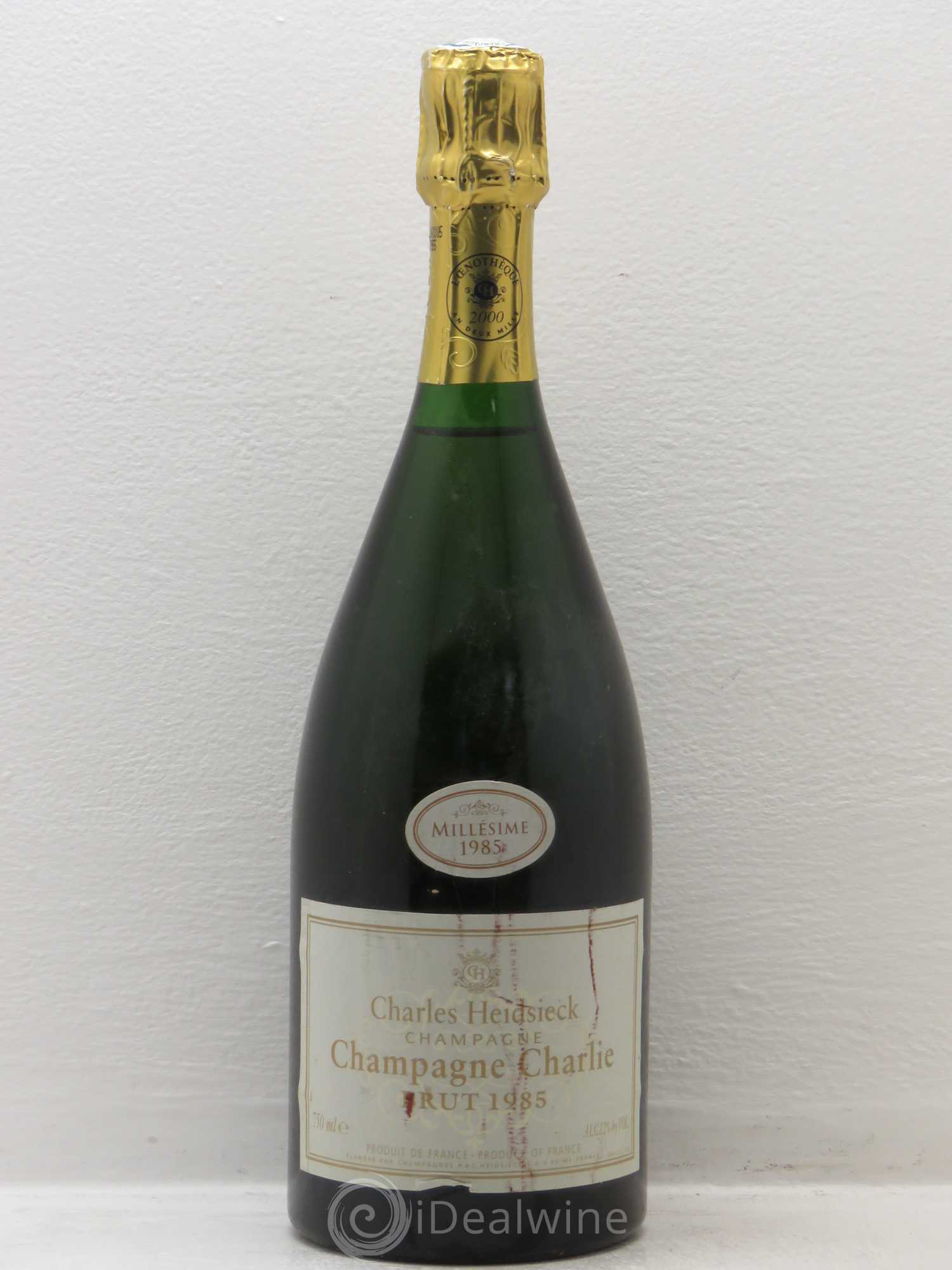 Réserve Charlie Charles Heidsieck 1985 - Lot de 1 bouteille - 0