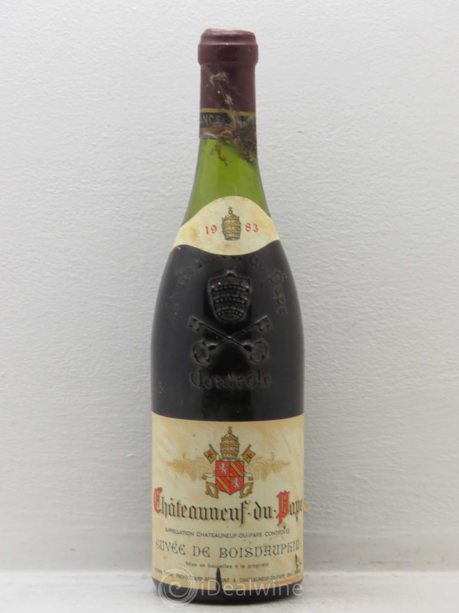 Châteauneuf-du-Pape Cuvée de bois dauphin Pierre Jacumin 1983 - Posten von 1 Flasche - 0