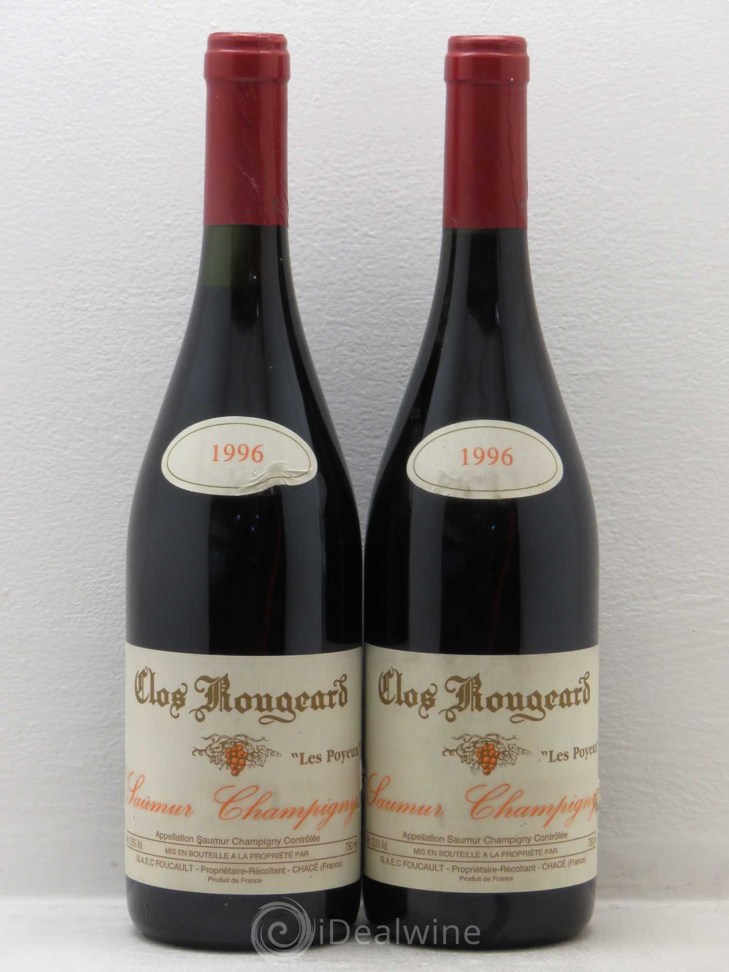 Saumur-Champigny Les Poyeux Clos Rougeard 1996 - Lot de 2 bouteilles - 0
