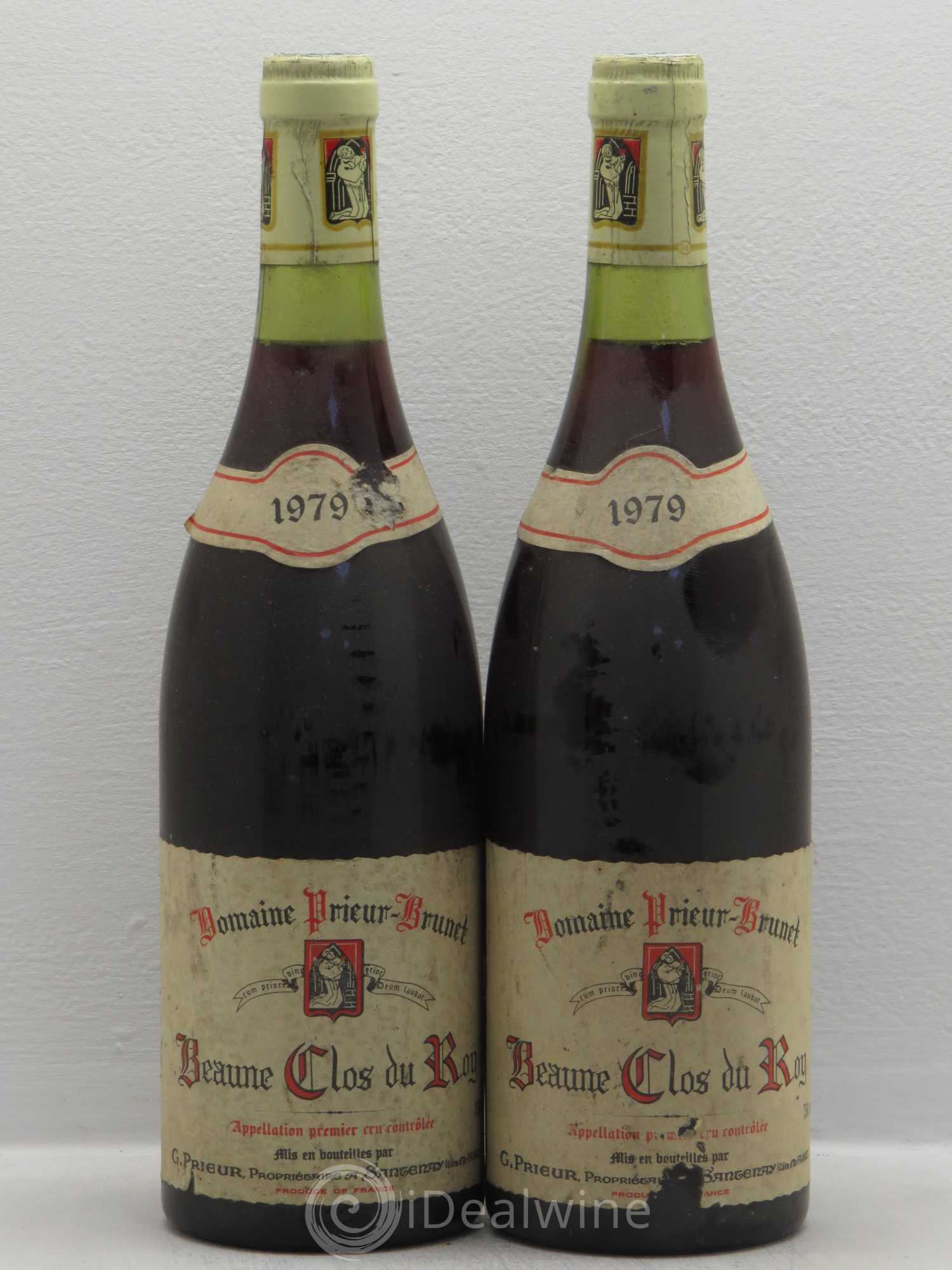 Beaune Clos du Roy Prieur Brunet 1979 - Posten von 2 Flaschen - 0