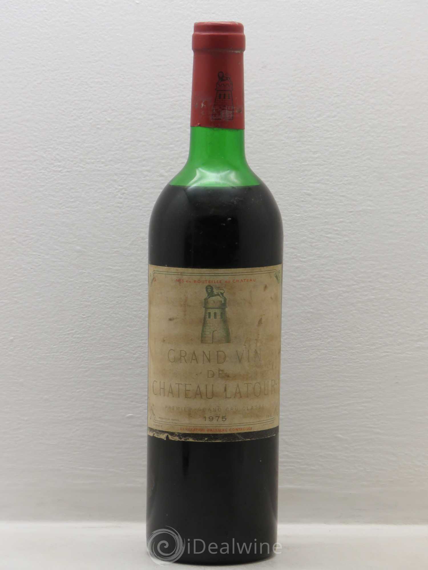 Château Latour 1er Grand Cru Classé 1975 - Lot de 1 bouteille - 0
