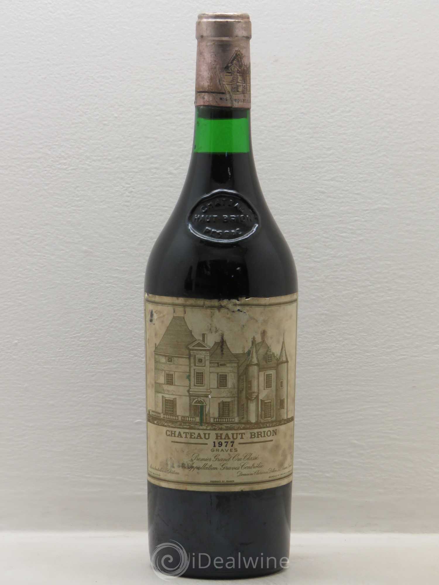 Château Haut Brion 1er Grand Cru Classé 1977 - Lot de 1 bouteille - 0