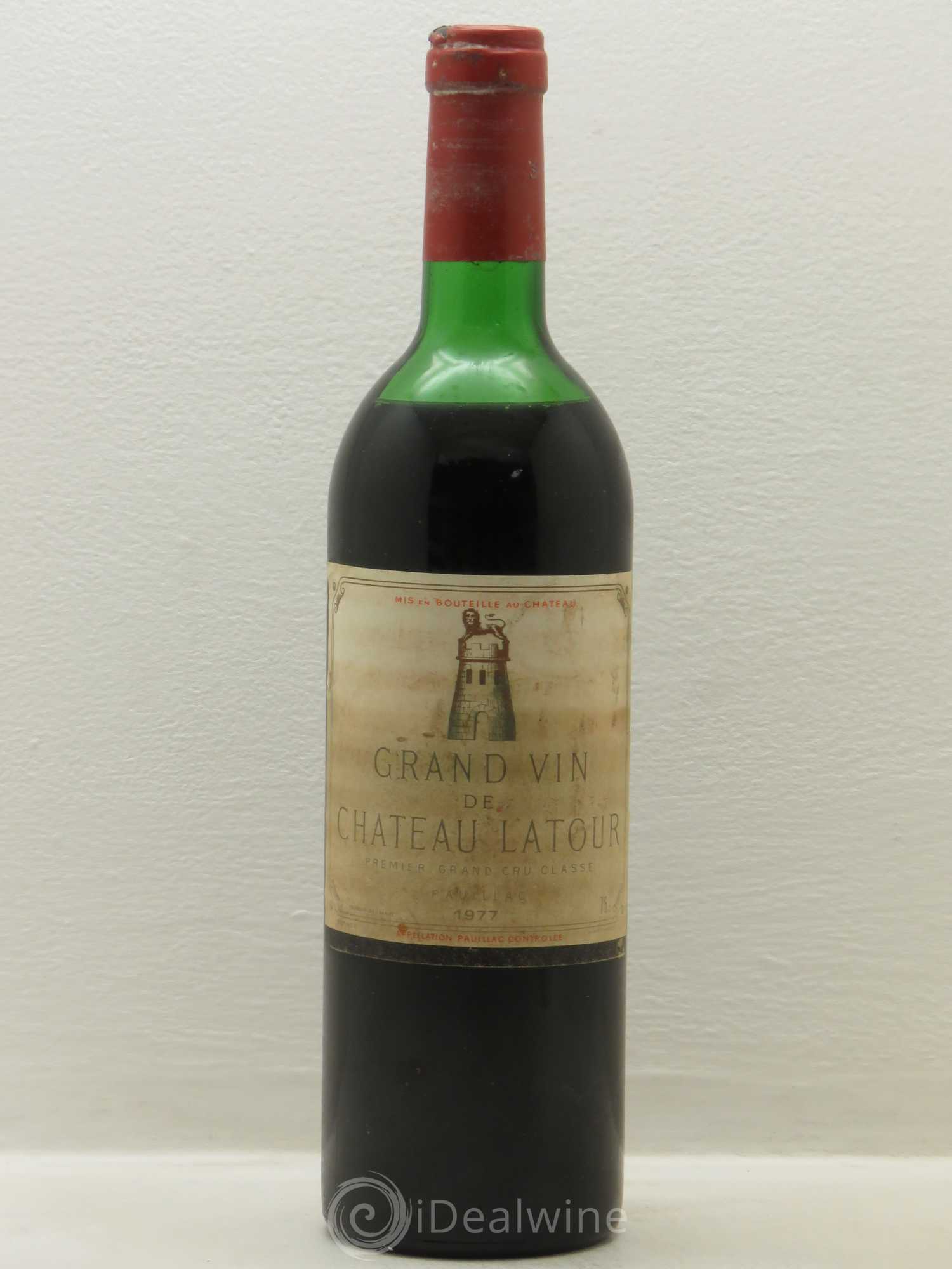 Château Latour 1er Grand Cru Classé 1977 - Lot de 1 bouteille - 0