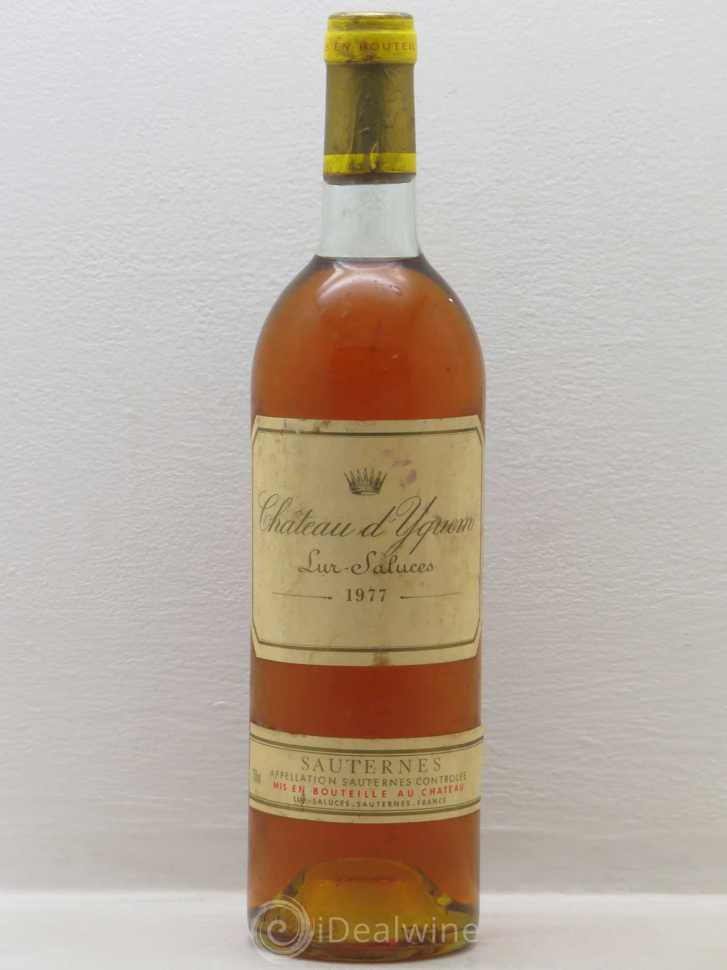 Château d' Yquem 1er Cru Classé Supérieur 1977 - Lotto di 1 bottiglia - 0