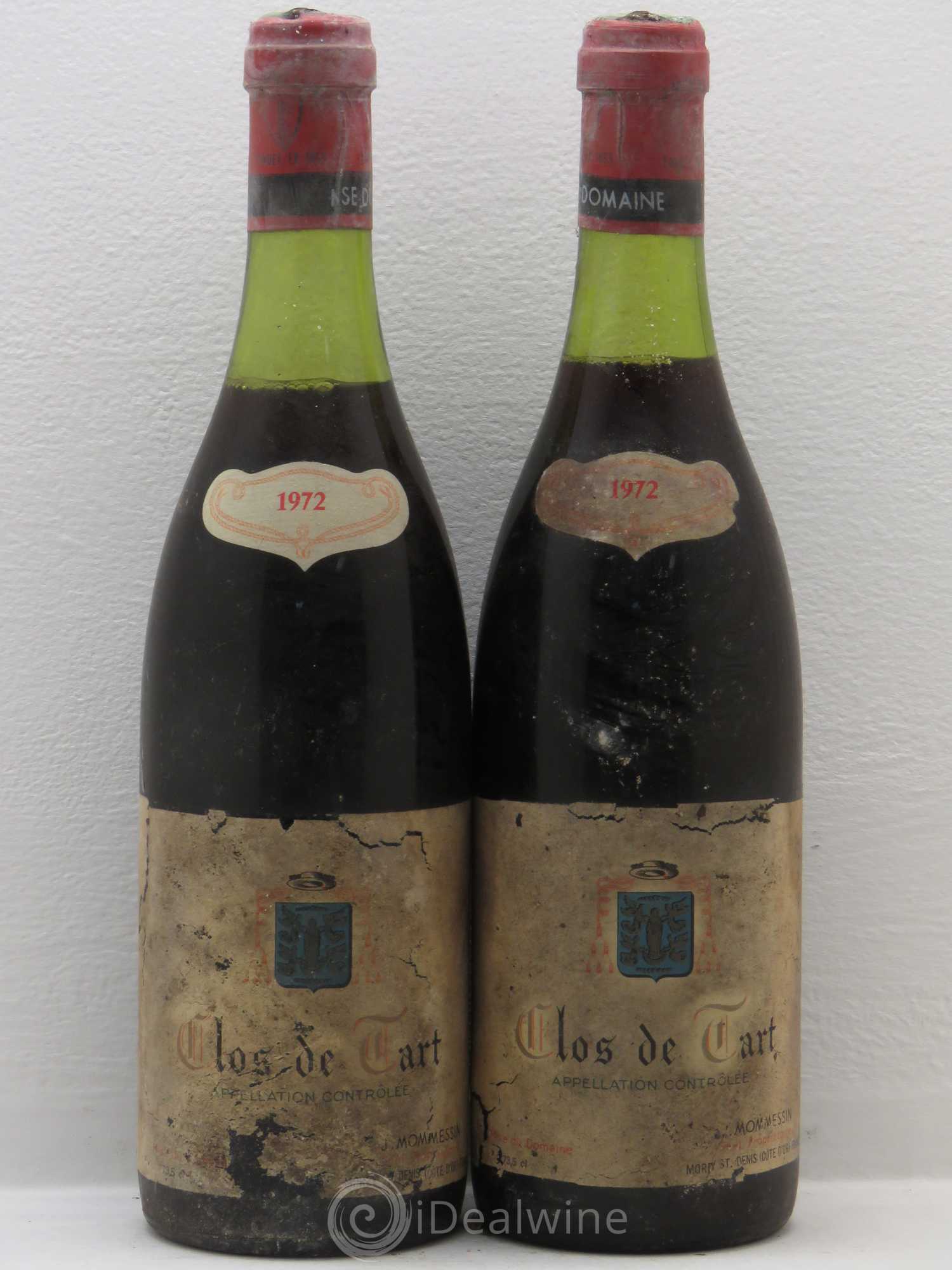 Clos de Tart Grand Cru Clos de Tart 1972 - Lot de 2 bouteilles - 0