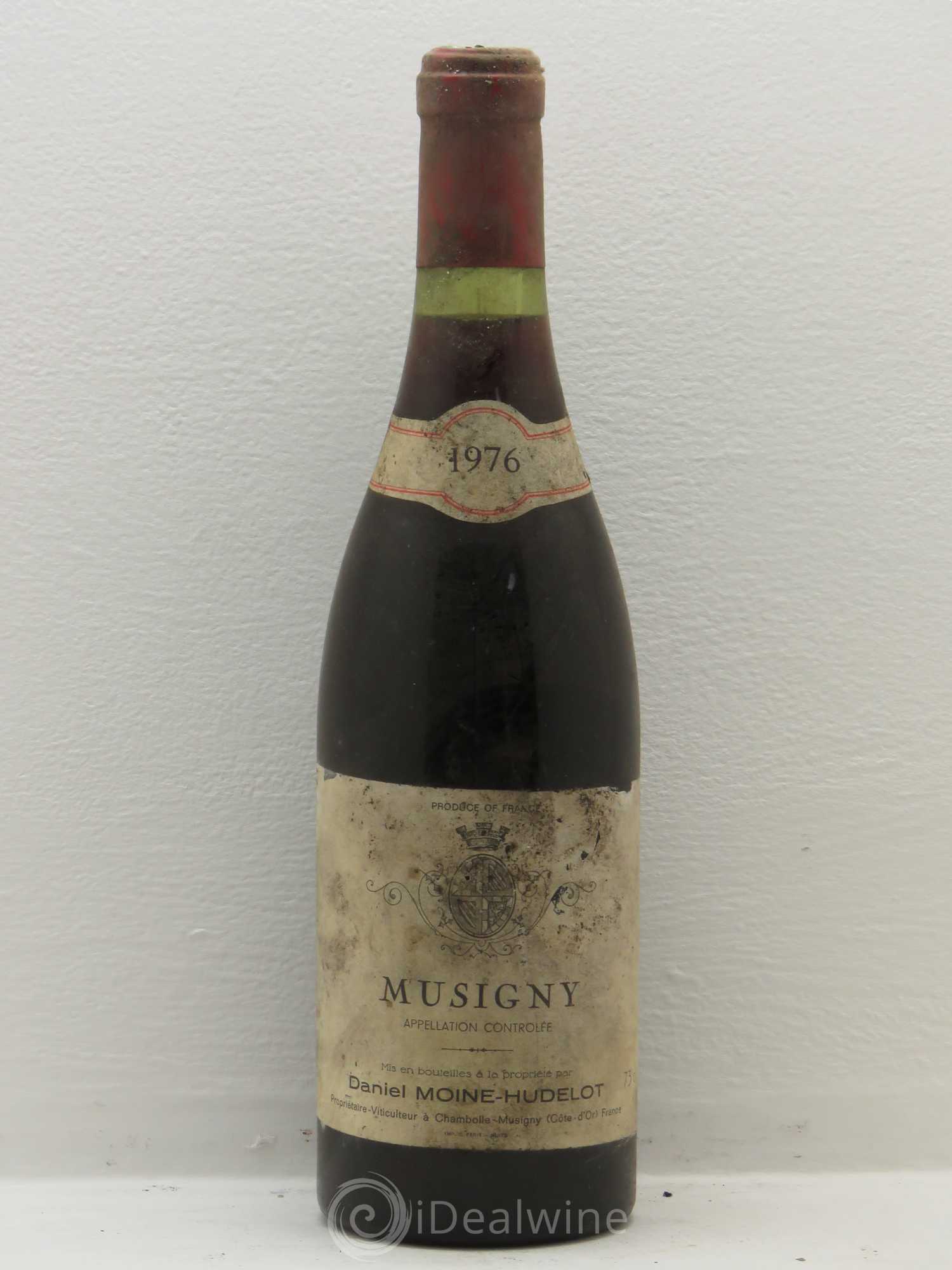 Musigny Grand Cru Moine-Hudelot (Domaine) 1976 - Lot de 1 bouteille - 0