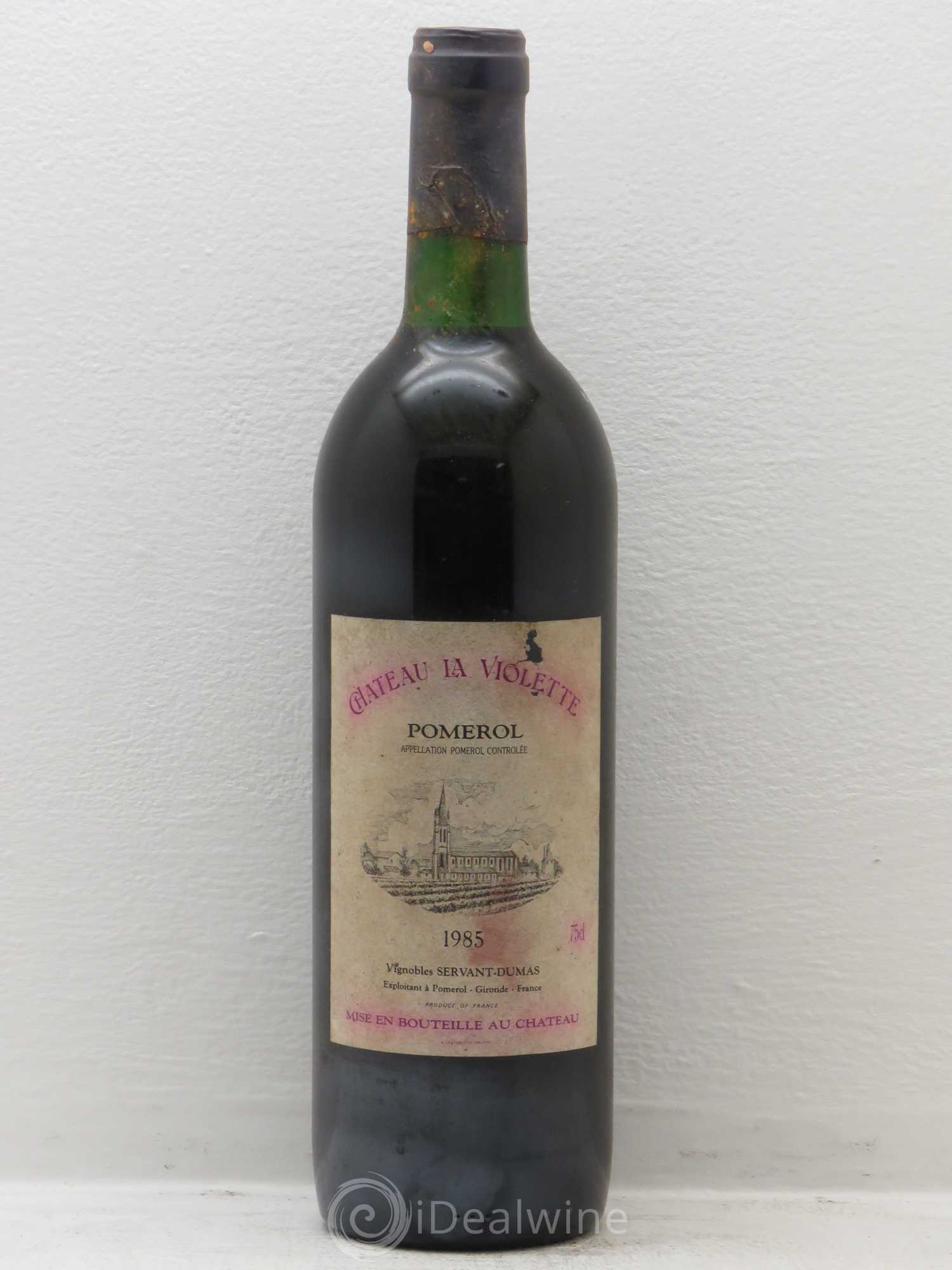 Château la Violette 1985 - Lot de 12 bouteilles - 0