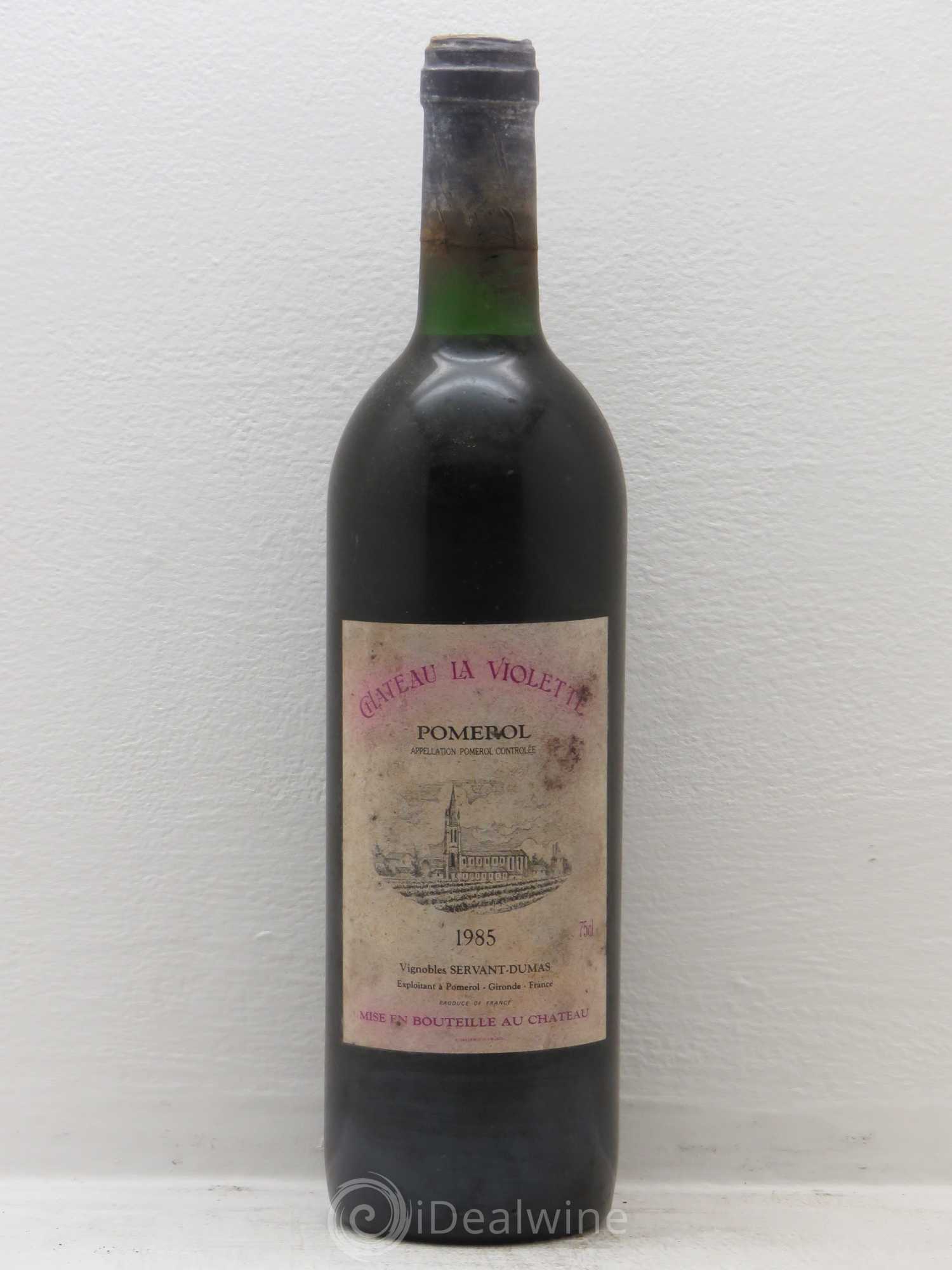 Château la Violette 1985 - Lot de 6 bouteilles - 0