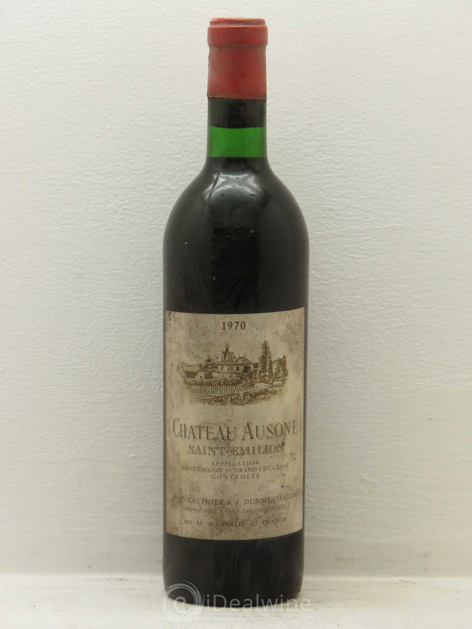 Château Ausone 1er Grand Cru Classé A 1970 - Lot de 1 bouteille - 0
