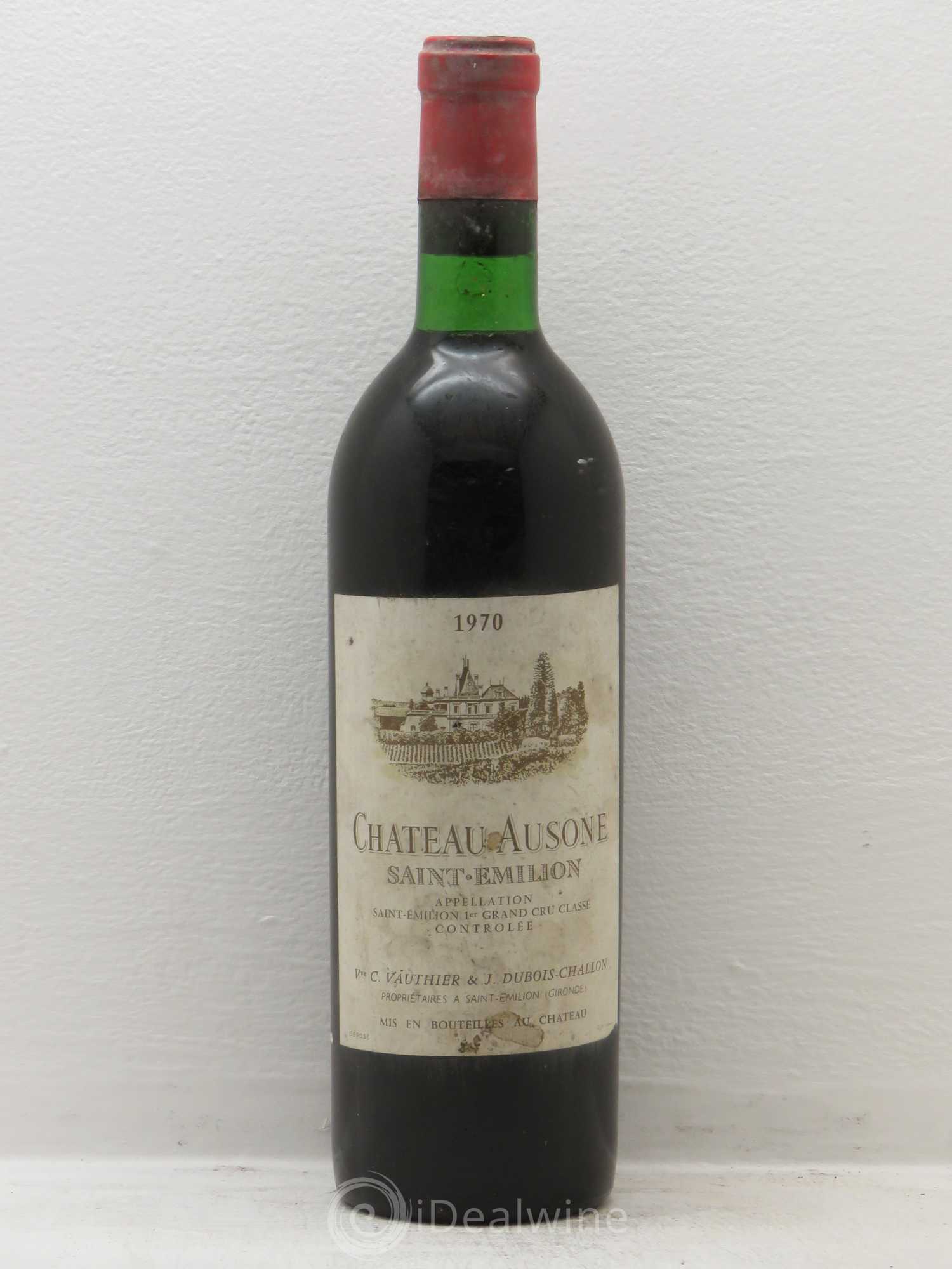 Château Ausone 1er Grand Cru Classé A 1970 - Lot de 1 bouteille - 0
