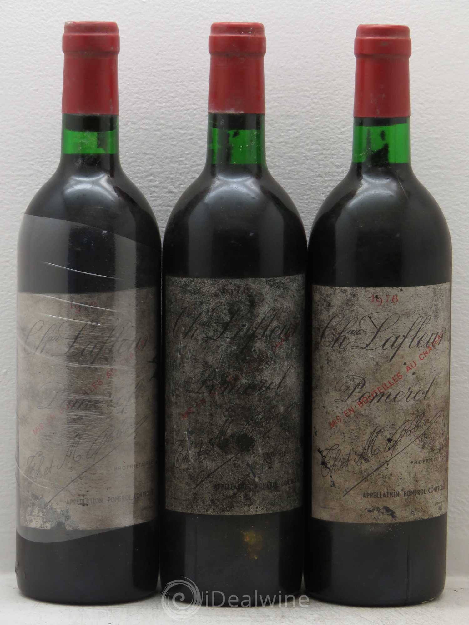 Château Lafleur 1978 - Lot de 3 bouteilles - 0