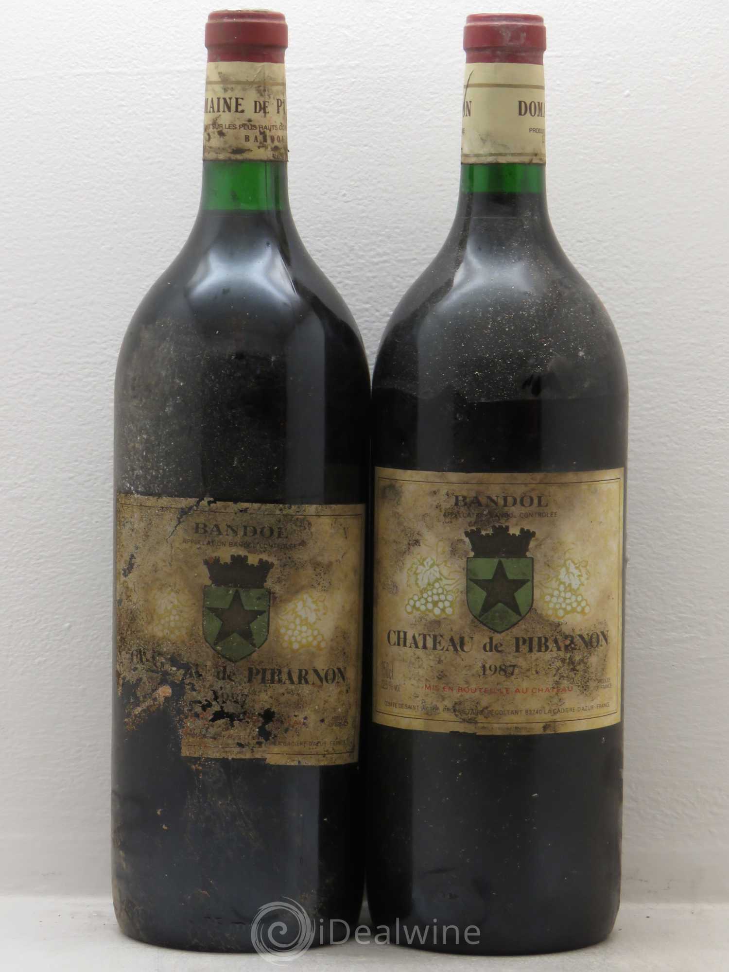 Bandol Château de Pibarnon Comte de Saint-Victor 1987 - Lot de 2 magnums - 0