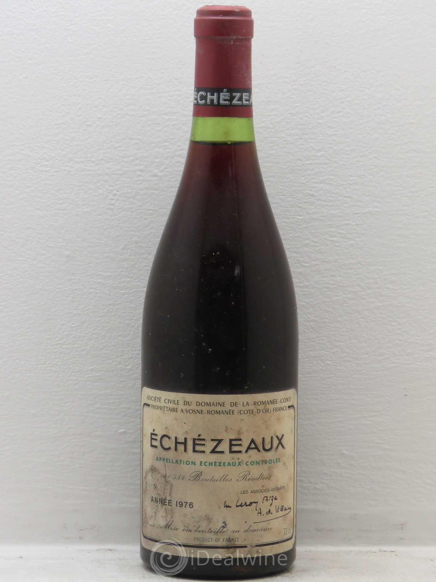 Echezeaux Grand Cru Domaine de la Romanée-Conti 1976 - Lot de 1 bouteille - 0