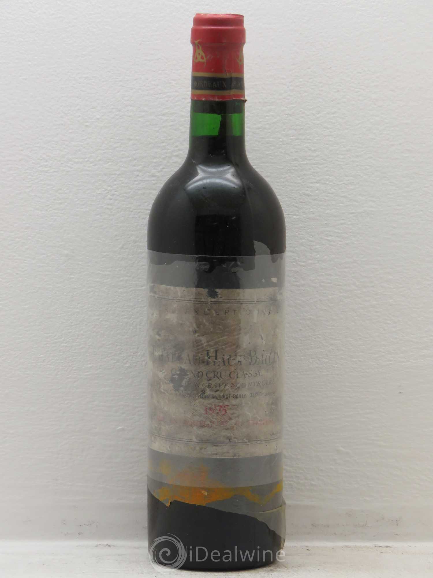 Château Haut-Bailly Cru Classé de Graves 1975 - Lot de 1 bouteille - 0
