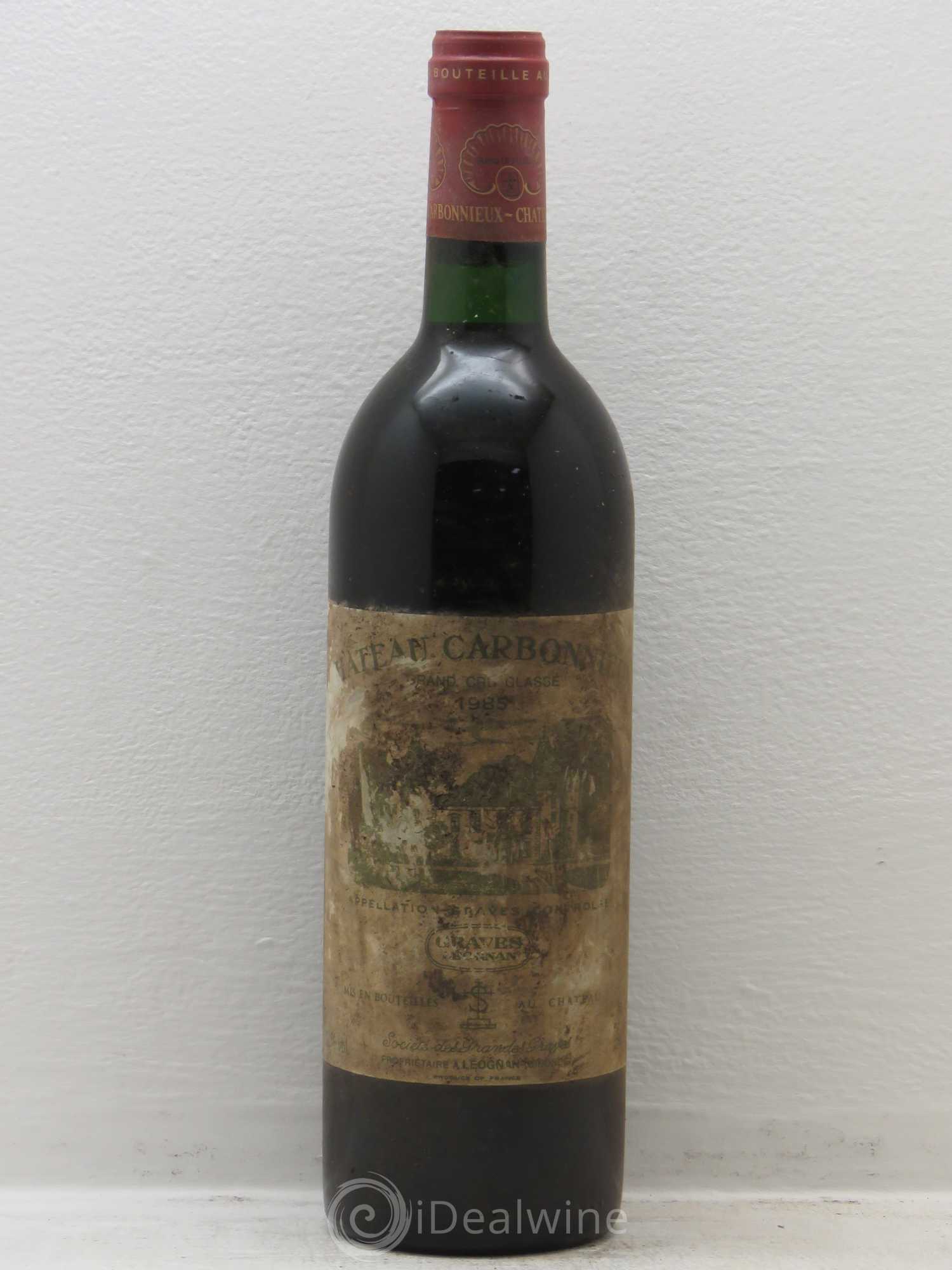 Château Carbonnieux Cru Classé de Graves 1985 - Lot de 6 bouteilles - 0