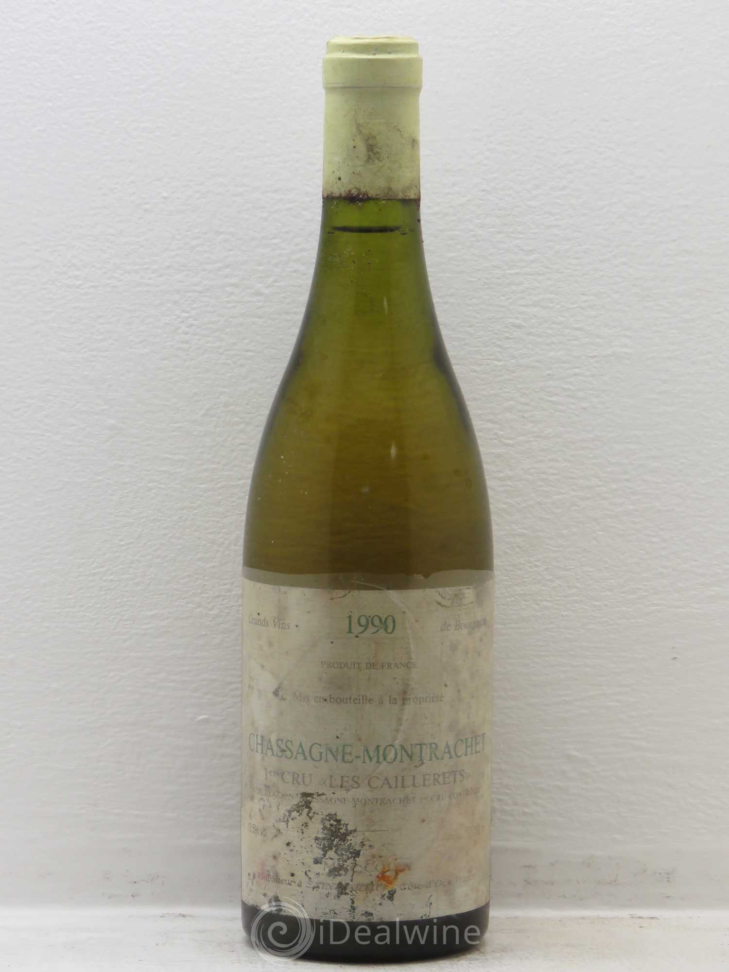 Chassagne-Montrachet 1er Cru Les Caillerets Marc Colin & Fils 1990 - Lot de 6 bouteilles - 0