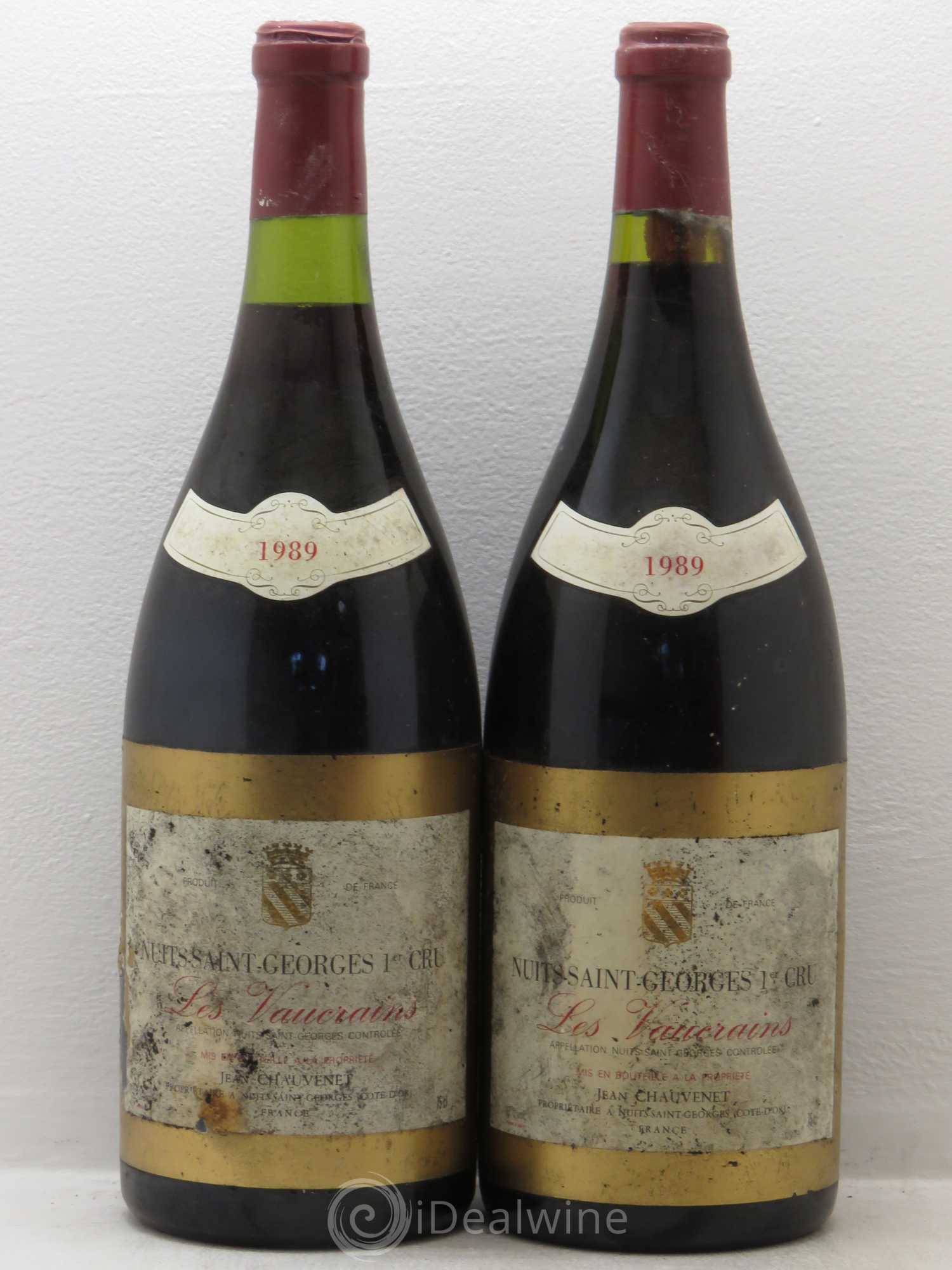 Nuits-Saint-Georges 1er Cru J.Chauvenet 1989 - Posten von 2 Magnum - 0