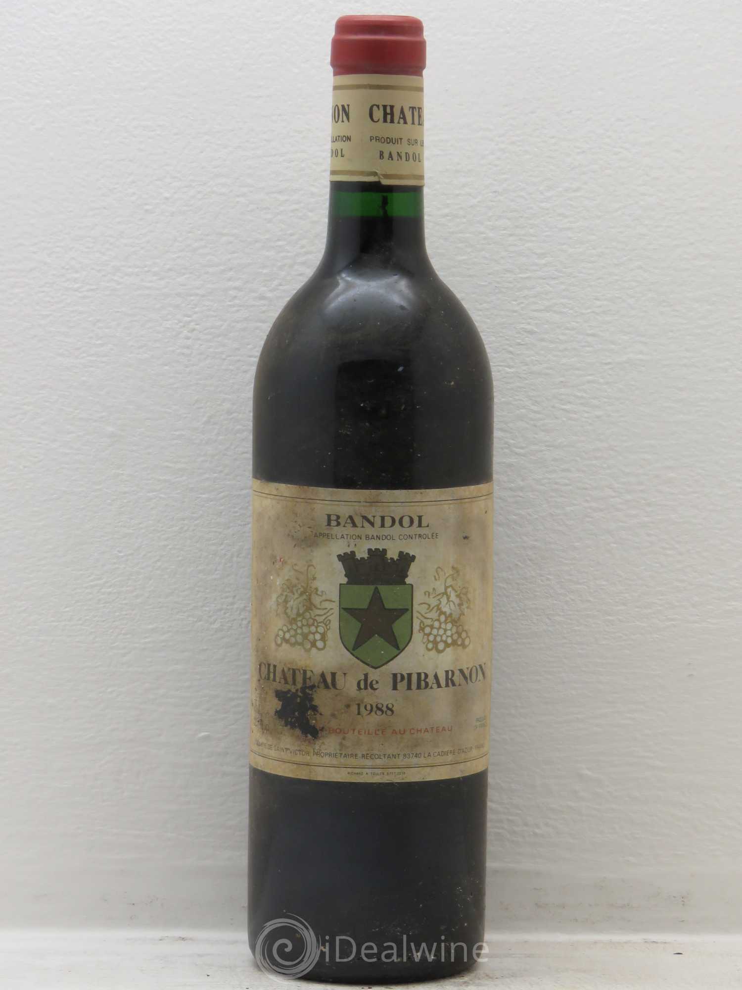 Bandol Château de Pibarnon Comte de Saint-Victor 1988 - Lot de 6 bouteilles - 0