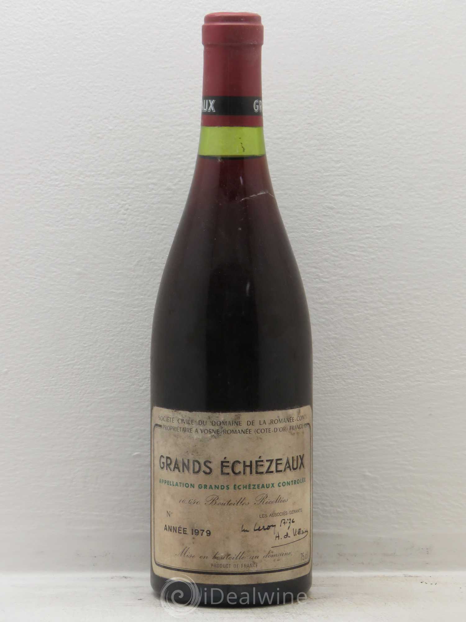 Grands-Echezeaux Grand Cru Domaine de la Romanée-Conti 1979 - Lot de 1 bouteille - 0