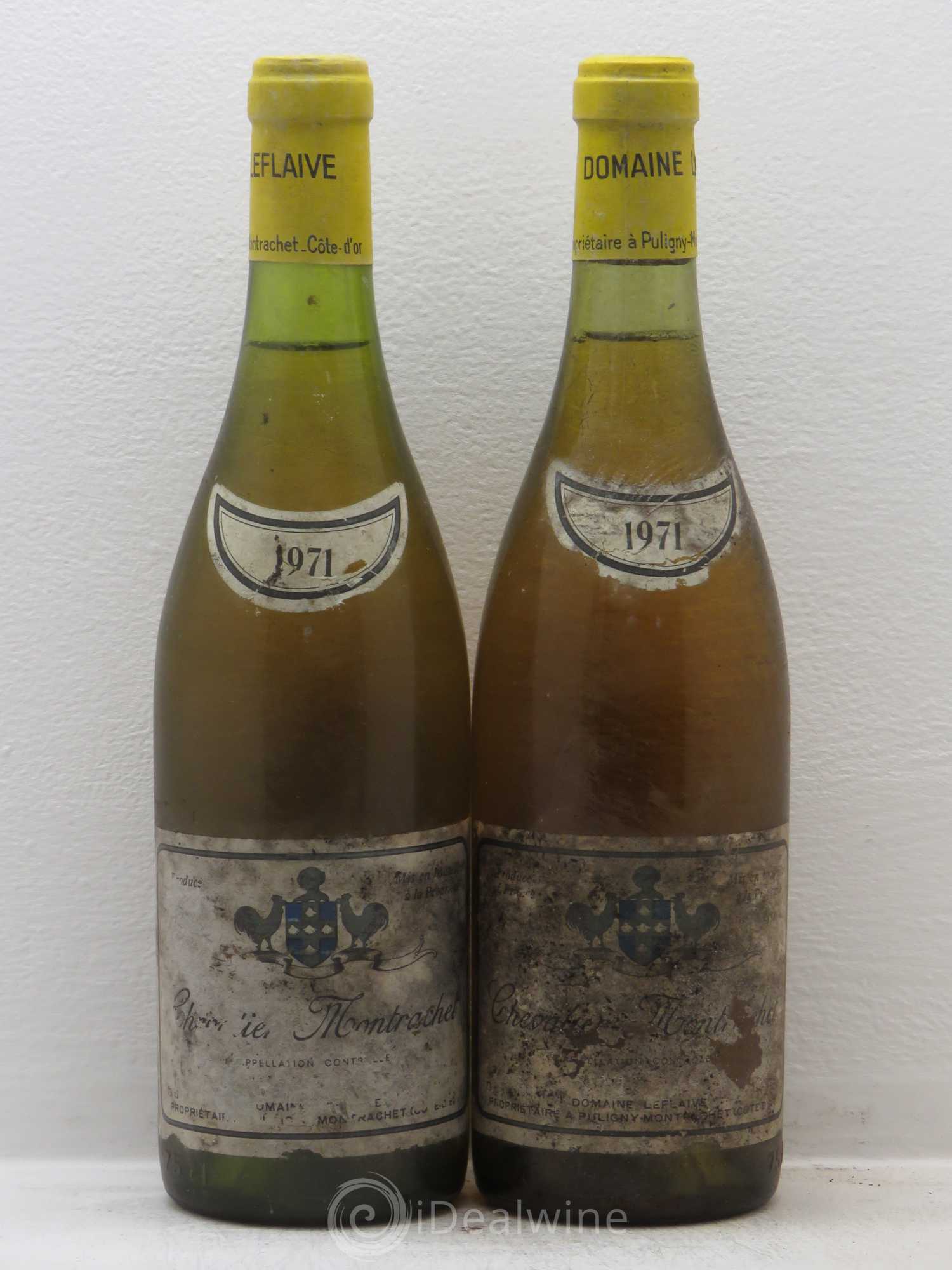 Chevalier-Montrachet Grand Cru Leflaive (Domaine) 1971 - Lot de 2 bouteilles - 0