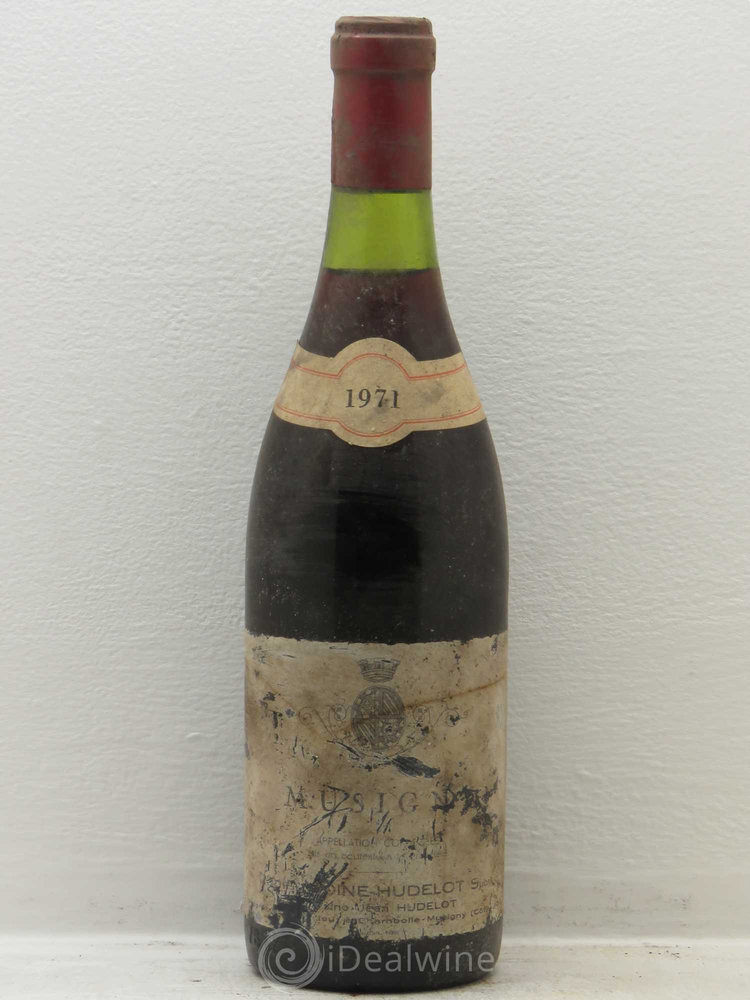 Musigny Grand Cru Moine-Hudelot (Domaine) 1971 - Lot de 1 bouteille - 0