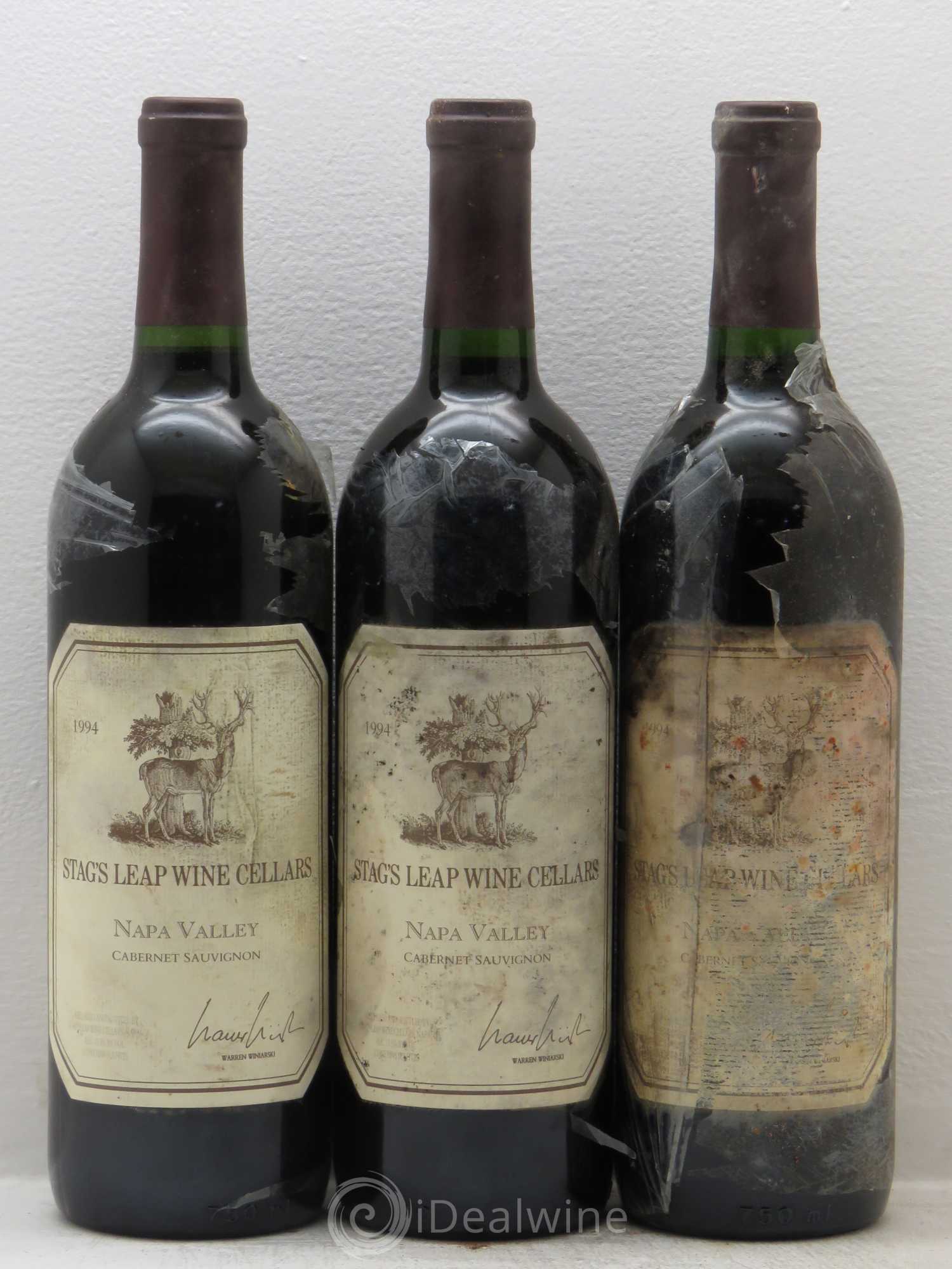 USA Napa Valley Stag's Leap Wine Cellars 1994 - Posten von 3 Flaschen - 0