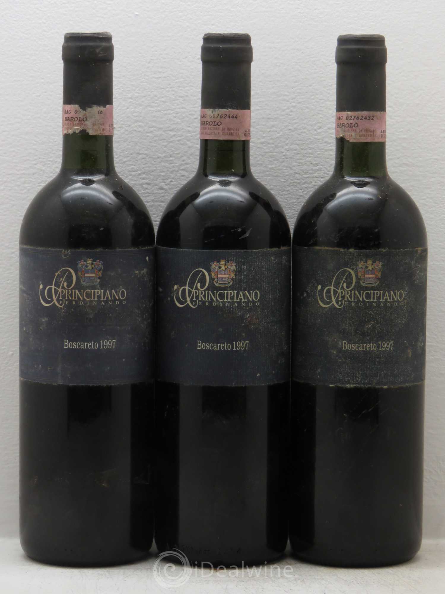 Barolo Boscareto Principiano 1997 - Posten von 3 Flaschen - 0