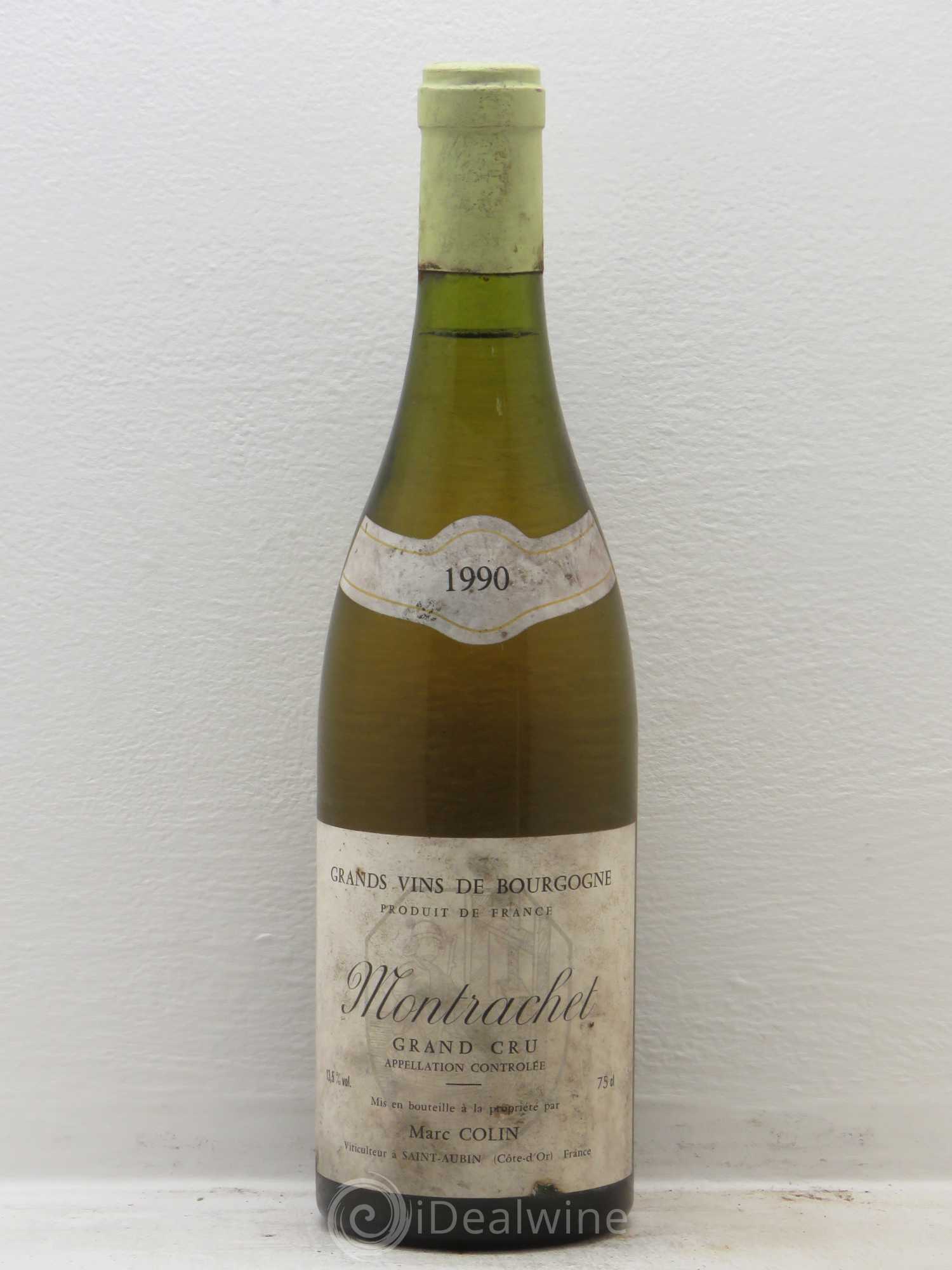 Montrachet Grand Cru Marc Colin & Fils 1990 - Lot de 1 bouteille - 0