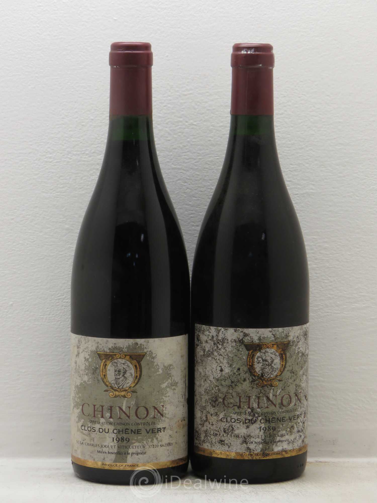 Chinon Clos du Chêne Vert Charles Joguet 1989 - Lot de 2 bouteilles - 0