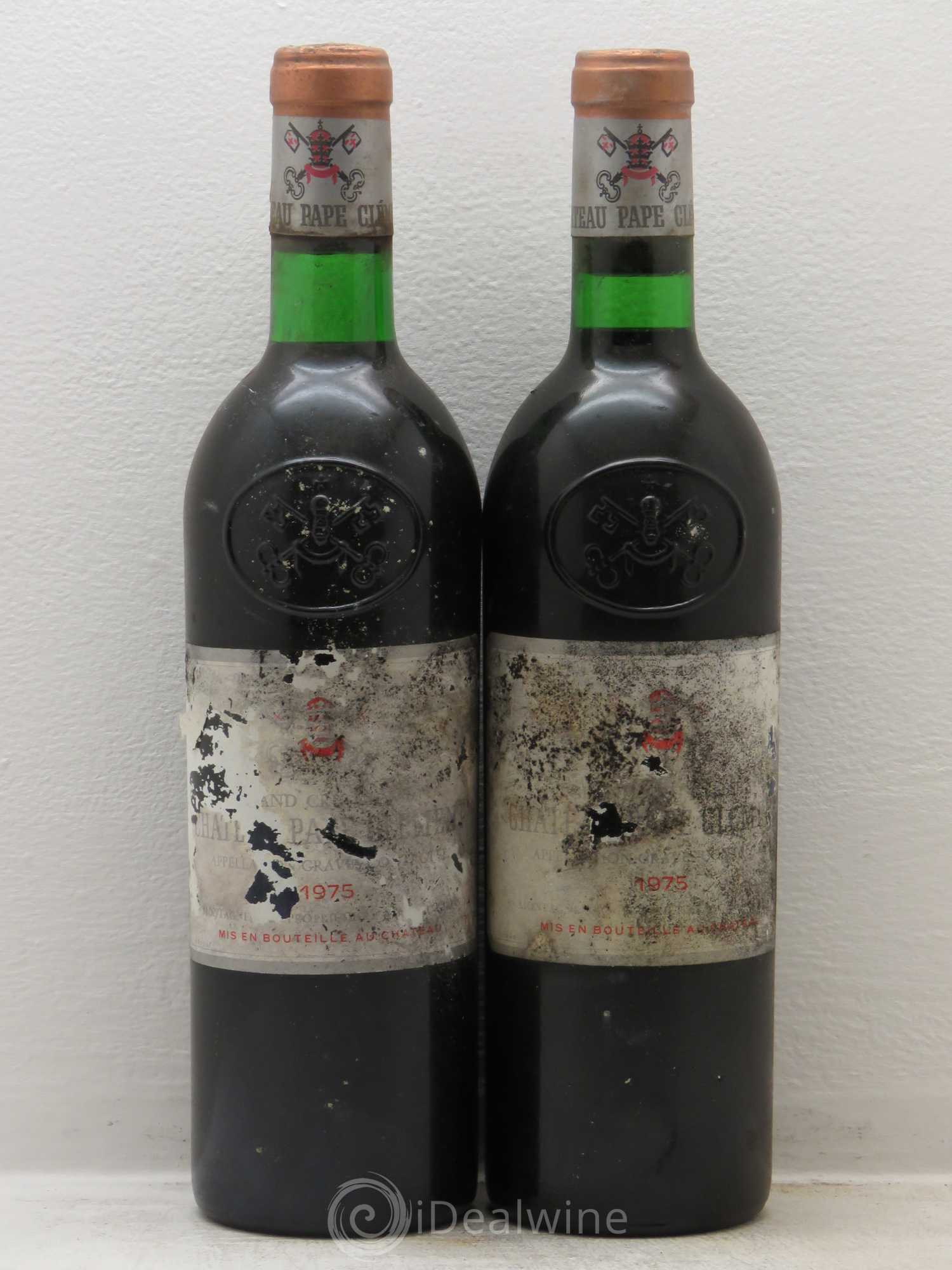 Château Pape Clément Cru Classé de Graves 1975 - Lot de 2 bouteilles - 0