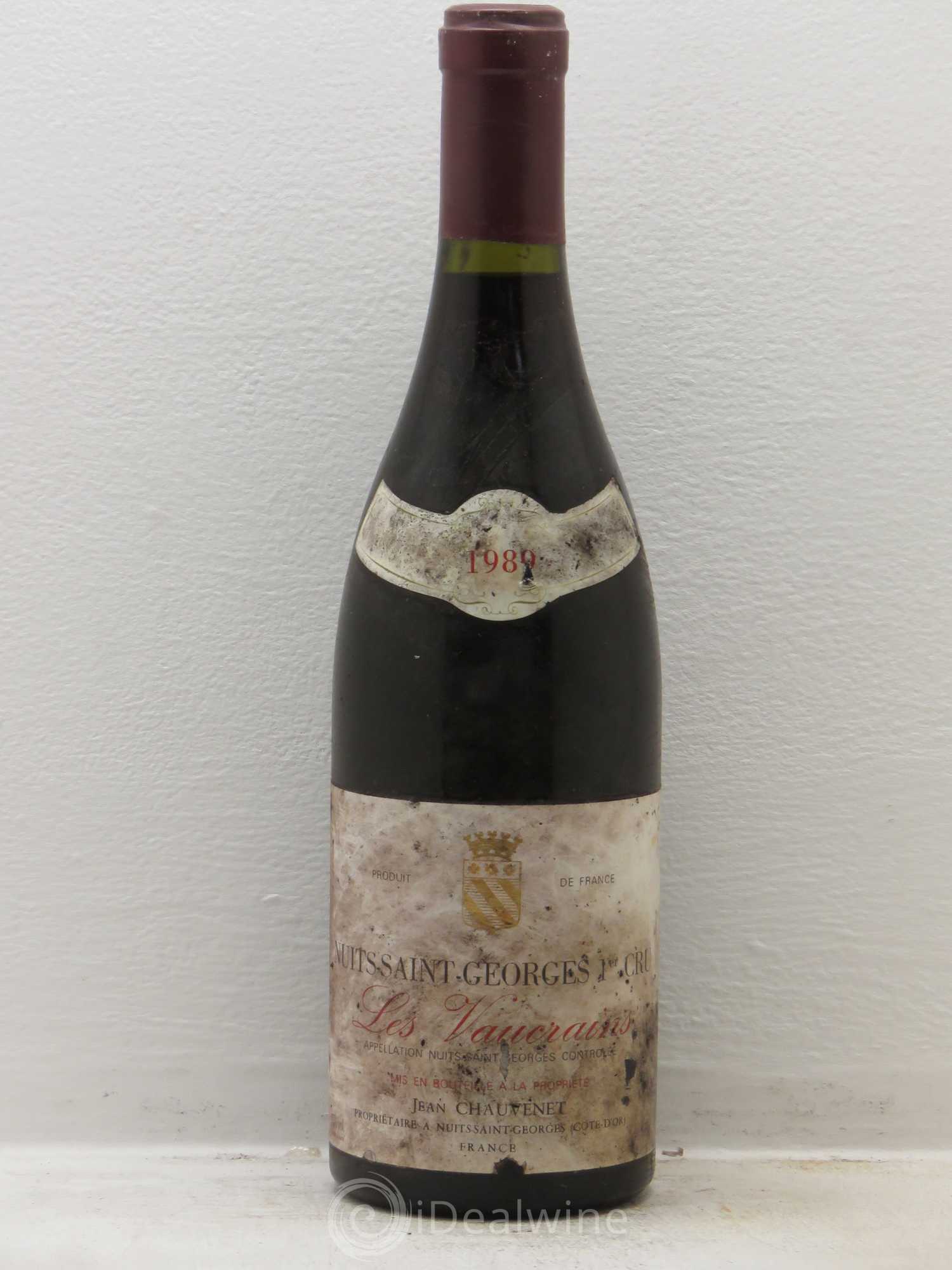 Nuits-Saint-Georges 1er Cru Chauvenet 1989 - Lot de 1 bouteille - 0