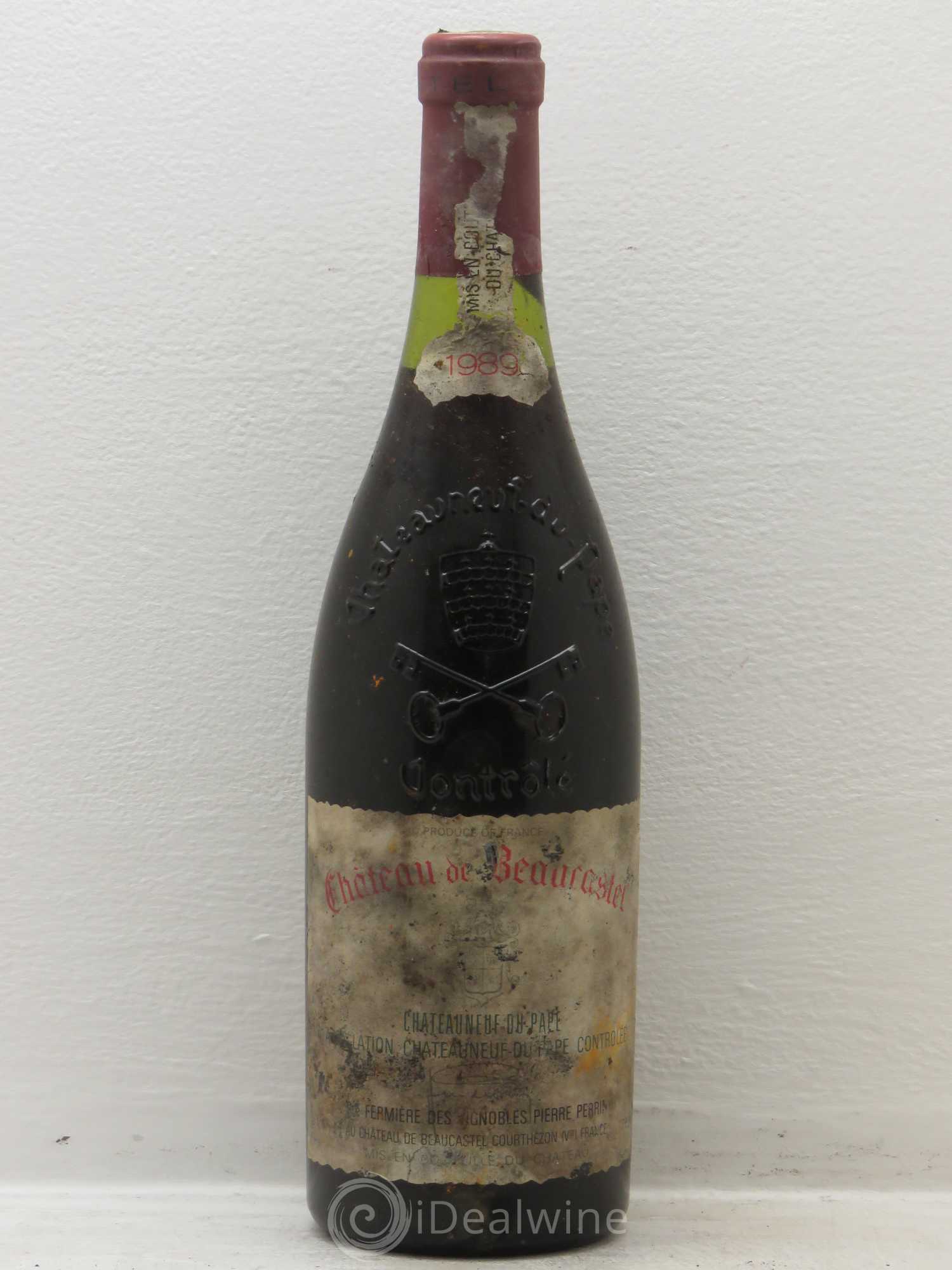 Châteauneuf-du-Pape Château de Beaucastel Famille Perrin 1989 - Lot de 6 bouteilles - 0