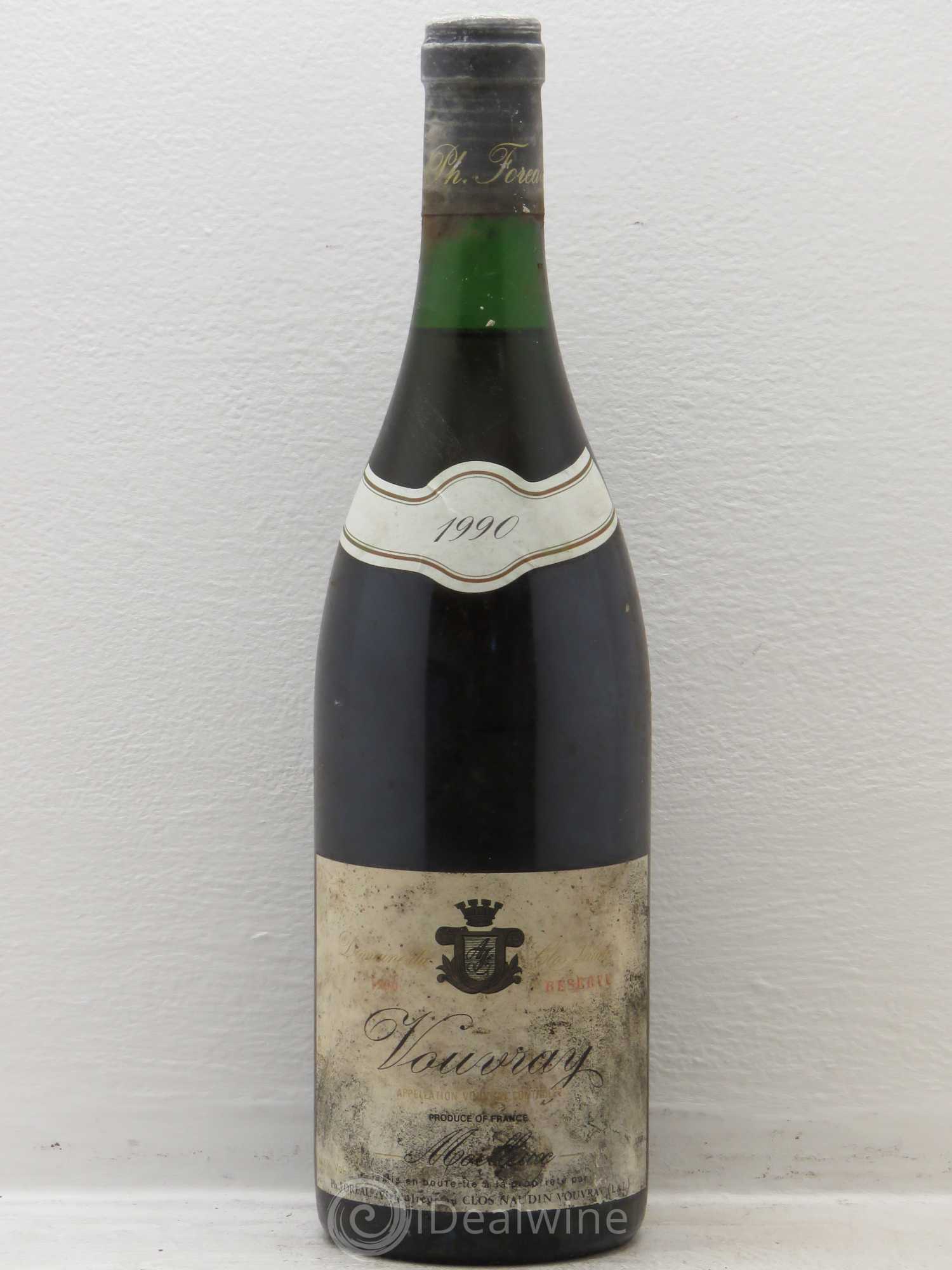 Vouvray Moelleux Réserve Clos Naudin - Philippe Foreau 1990 - Lotto di 6 bottiglie - 0