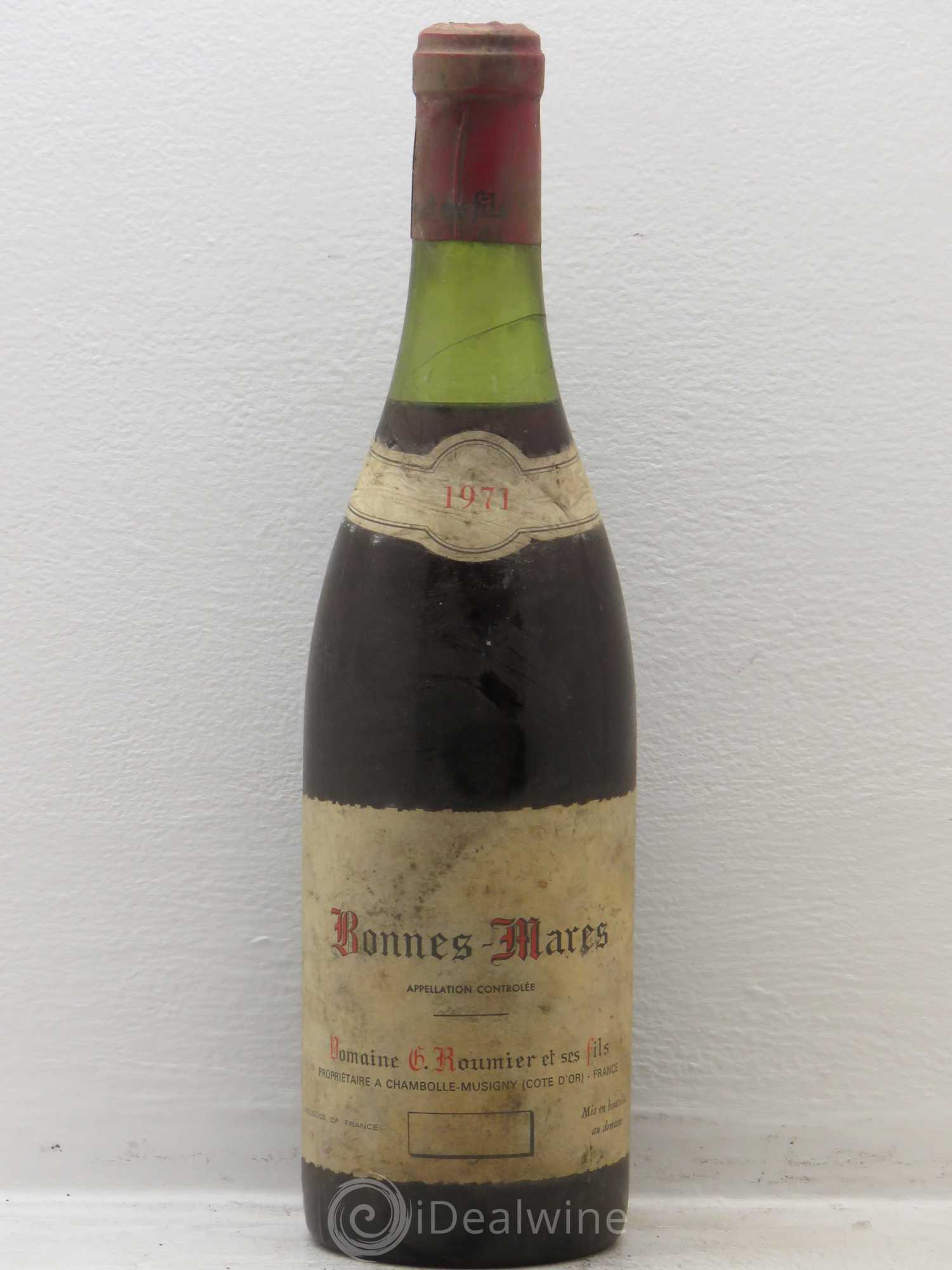 Bonnes-Mares Grand Cru Georges Roumier (Domaine) 1971 - Lot de 1 bouteille - 0