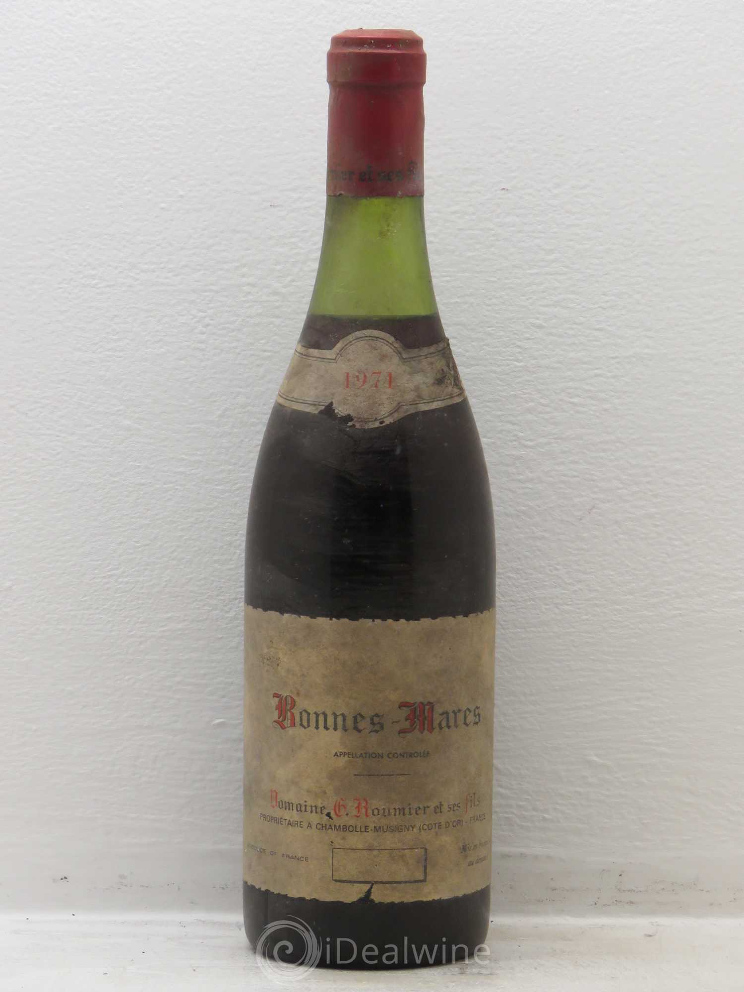 Bonnes-Mares Grand Cru Georges Roumier (Domaine) 1971 - Lot de 1 bouteille - 0