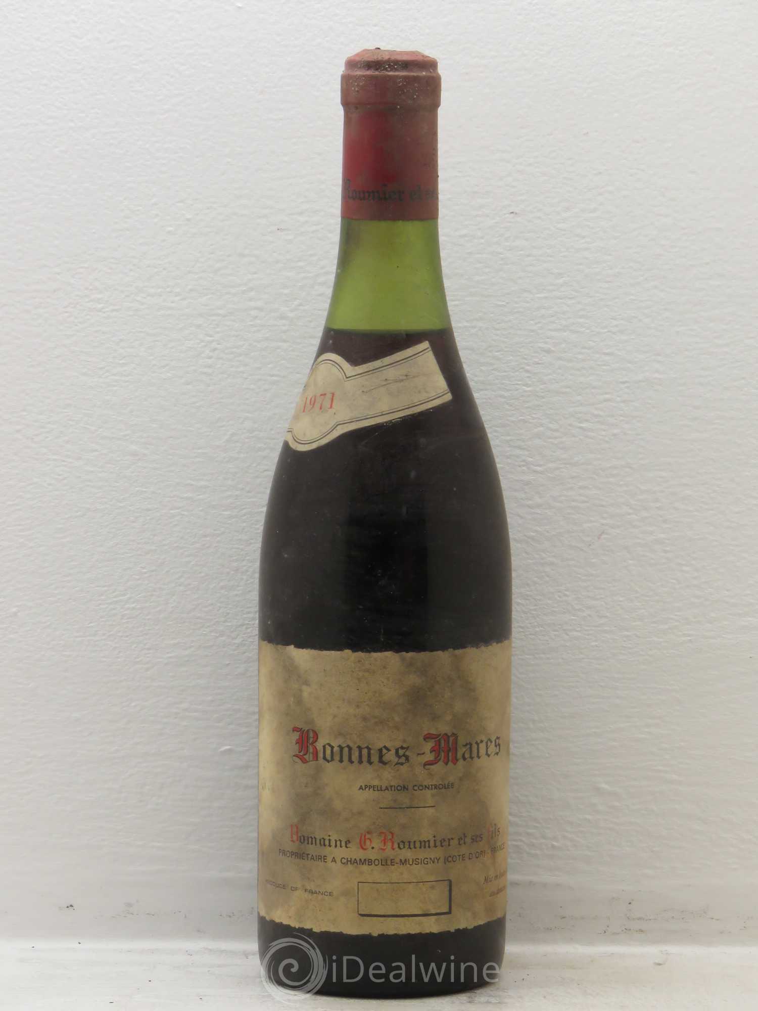 Bonnes-Mares Grand Cru Georges Roumier (Domaine) 1971 - Lot de 1 bouteille - 0
