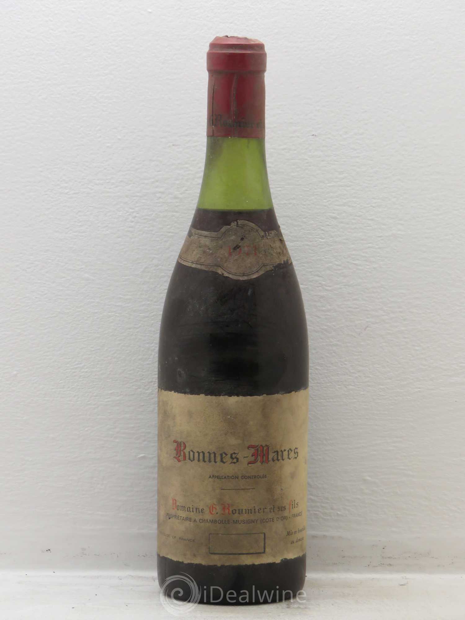 Bonnes-Mares Grand Cru Georges Roumier (Domaine) 1971 - Lot de 1 bouteille - 0