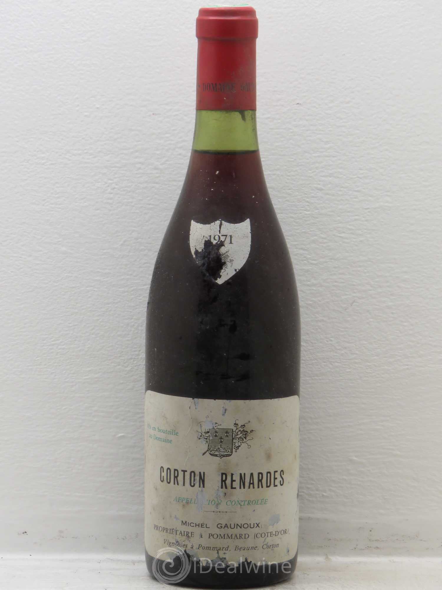 Corton Grand Cru Renardes Michel Gaunoux 1971 - Lot de 1 bouteille - 0