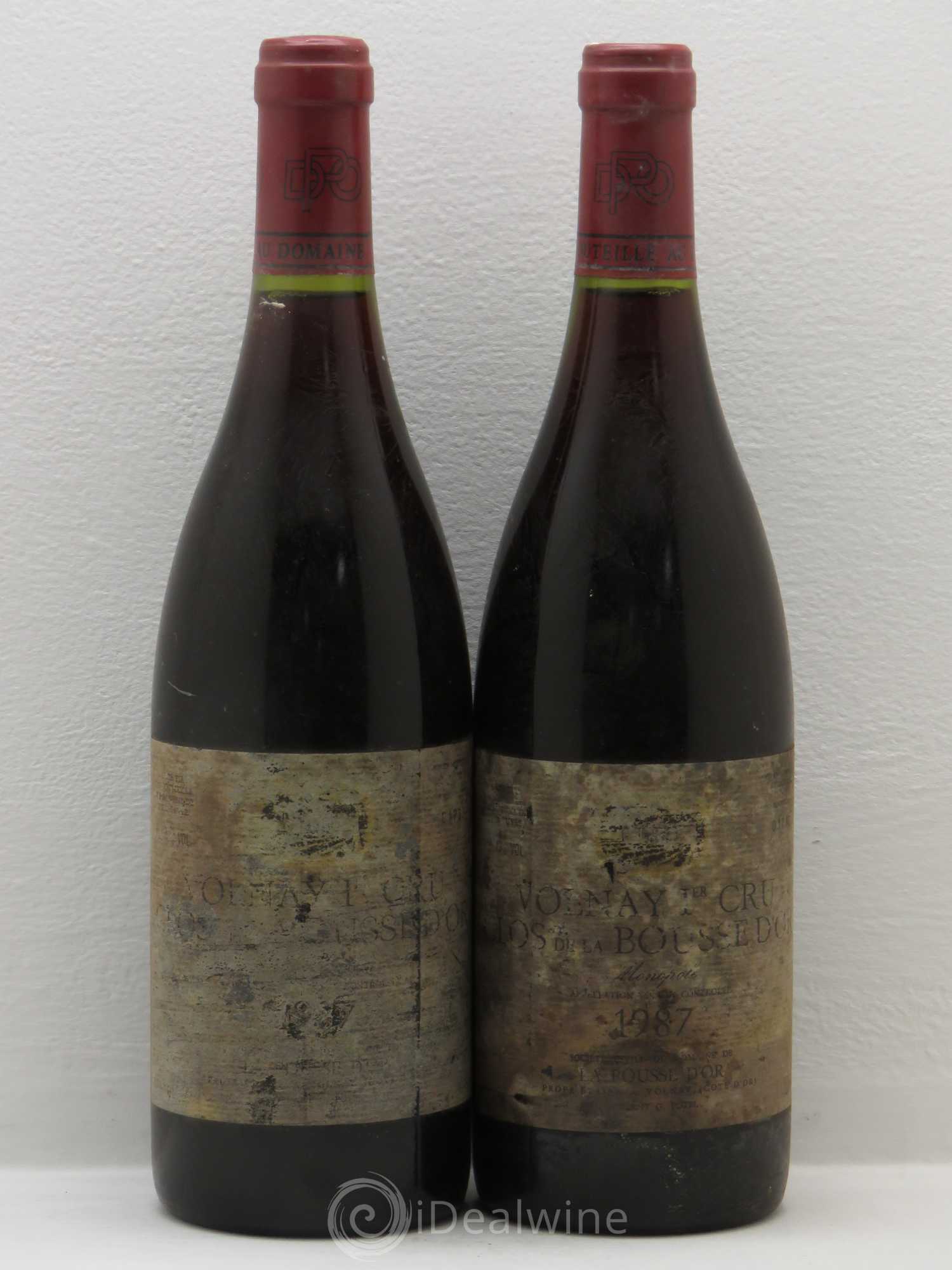 Volnay 1er Cru Clos de la Bousse d'Or La Pousse d'Or (Domaine de) 1987 - Lot de 2 bouteilles - 0