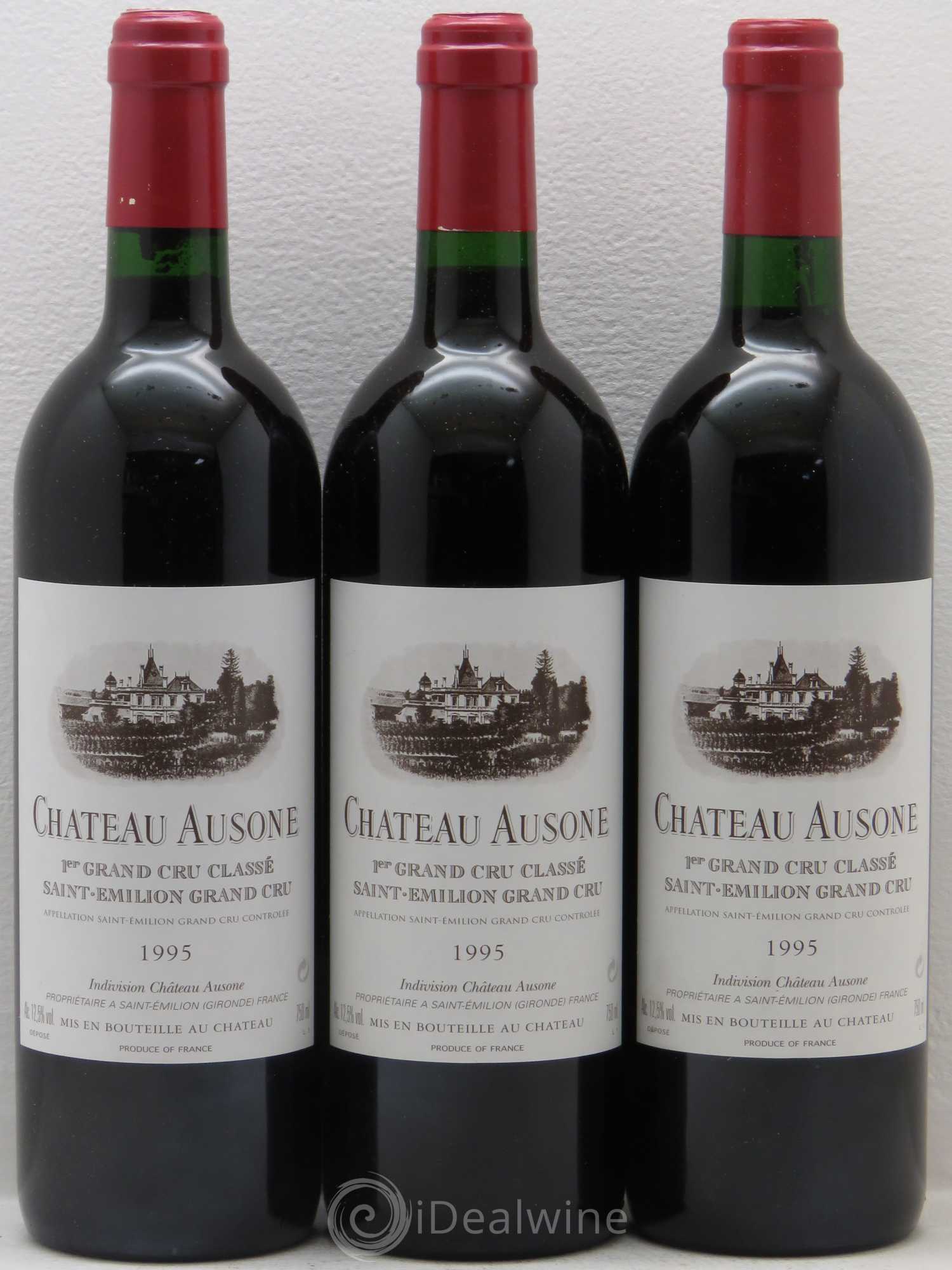 Château Ausone 1er Grand Cru Classé A 1995 - Lot de 6 bouteilles - 1