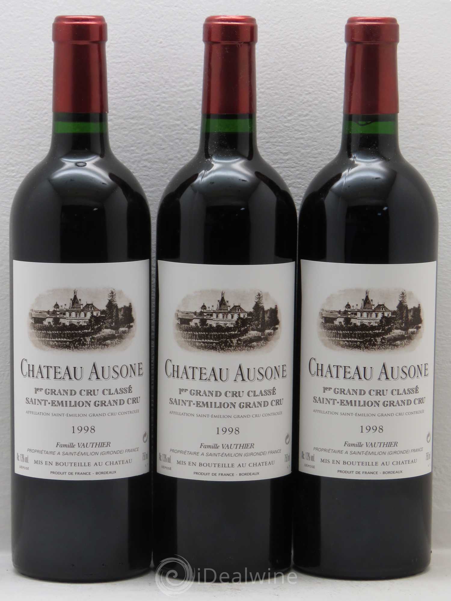 Château Ausone 1er Grand Cru Classé A 1998 - Lot de 6 bouteilles - 2