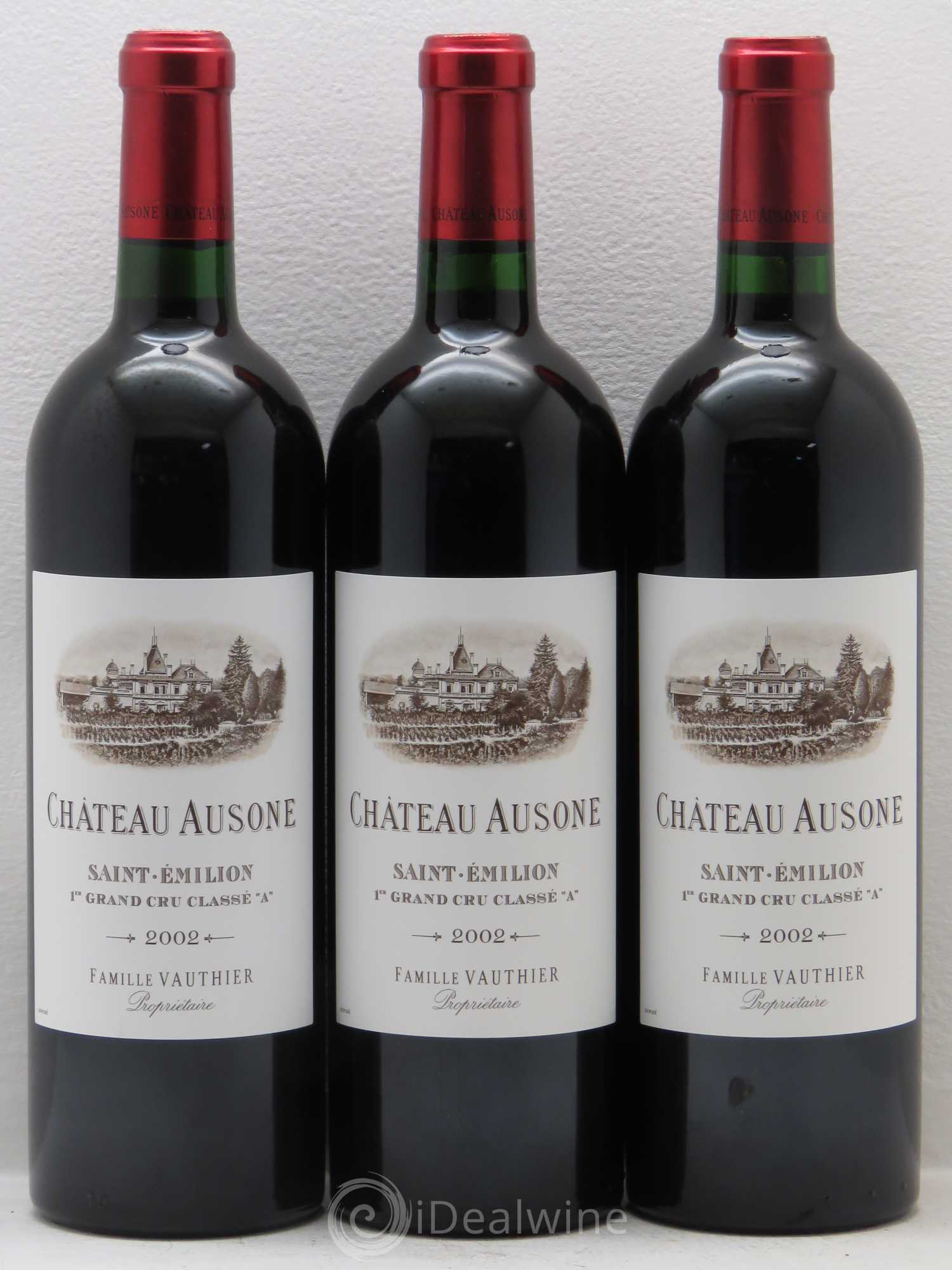 Château Ausone 1er Grand Cru Classé A 2002 - Lot de 6 bouteilles - 1