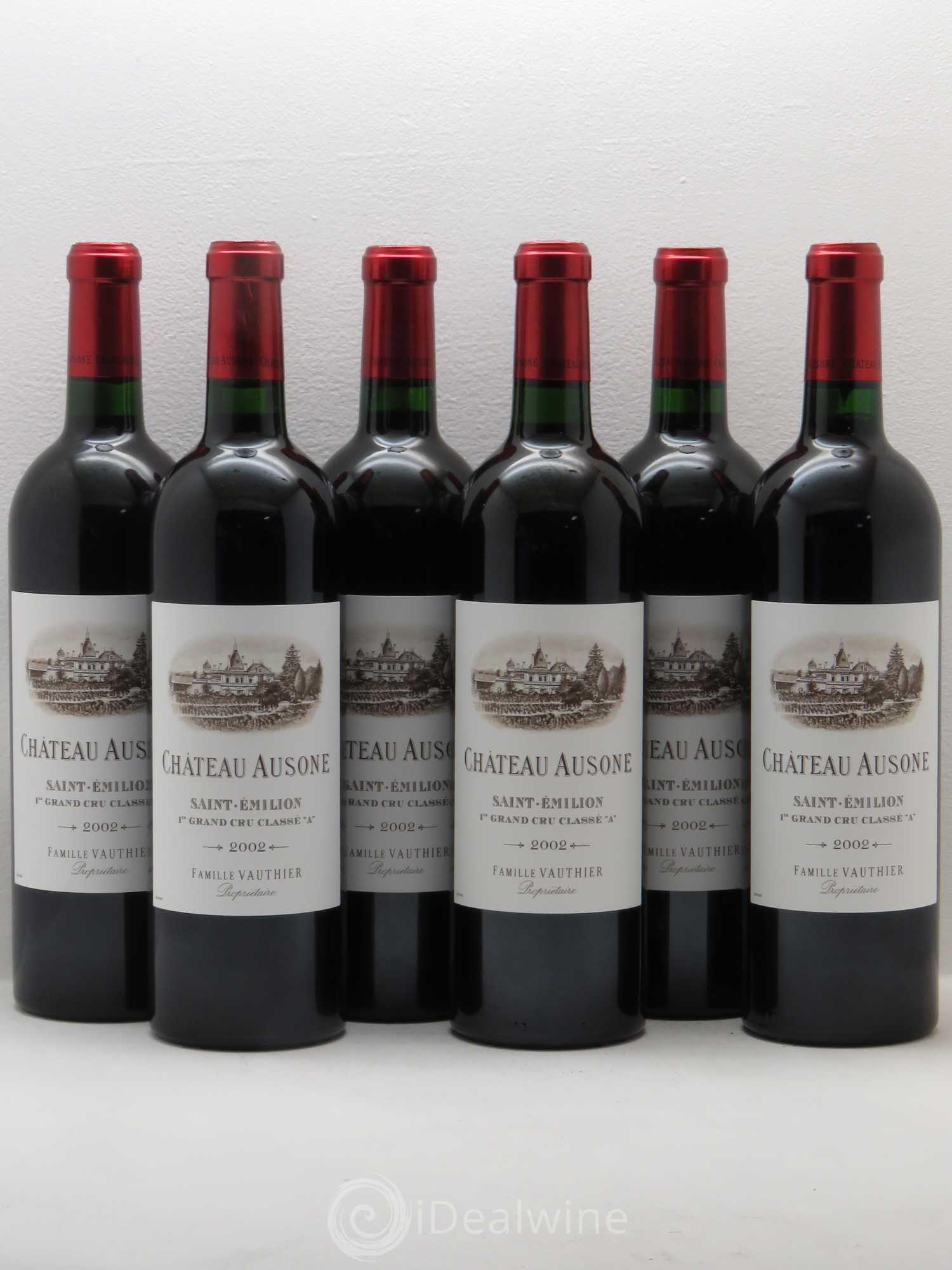 Château Ausone 1er Grand Cru Classé A 2002 - Lot de 6 bouteilles - 0