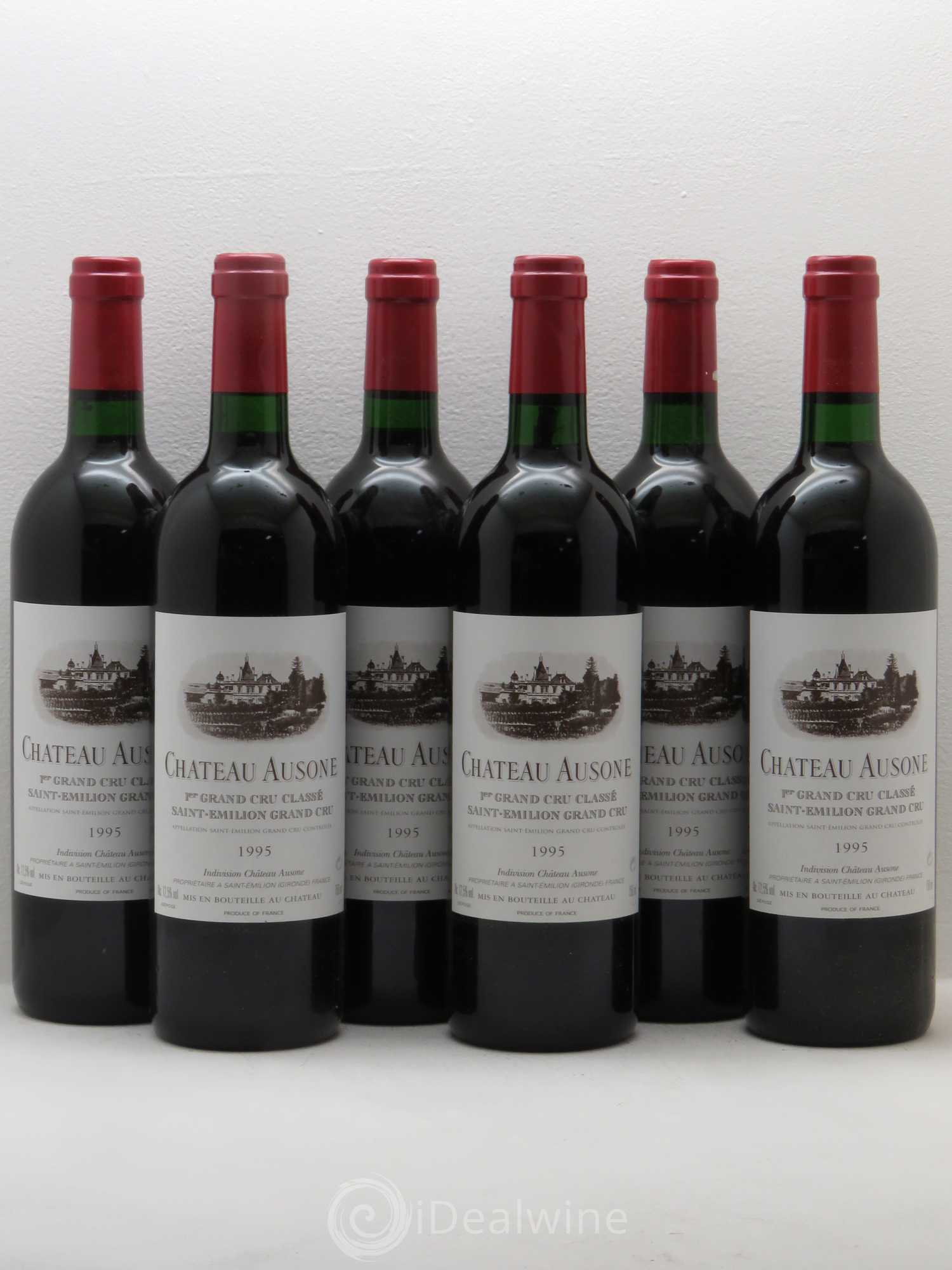 Château Ausone 1er Grand Cru Classé A 1995 - Lot de 6 bouteilles - 0